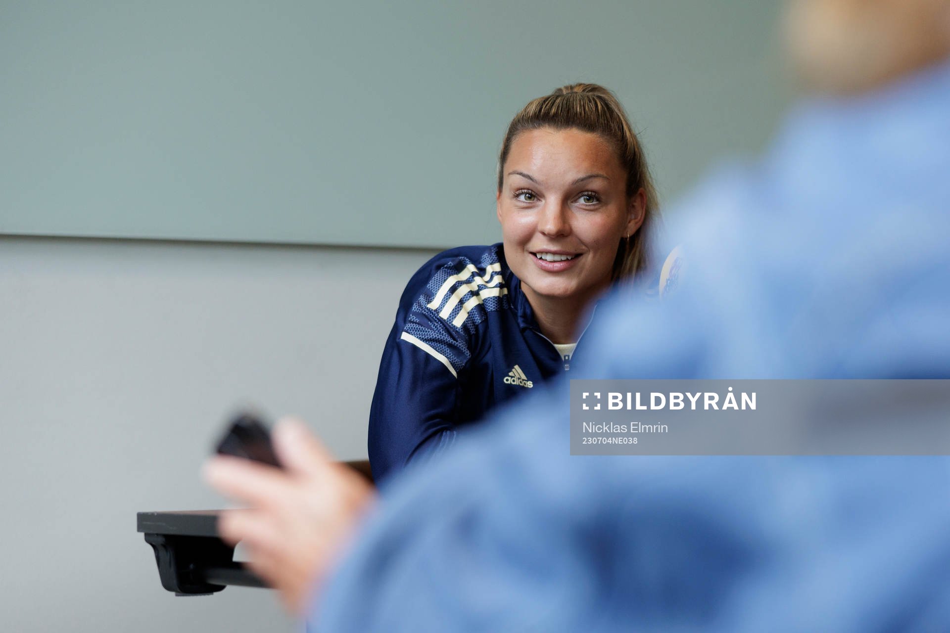 Johanna Rytting Kaneryd during a press conference on July 4, 2023 in Göteborg. 