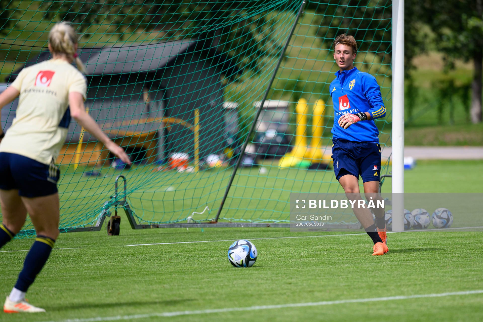 Goalkeeper Oliwer Andersson of BK Häcken's U17 team at a