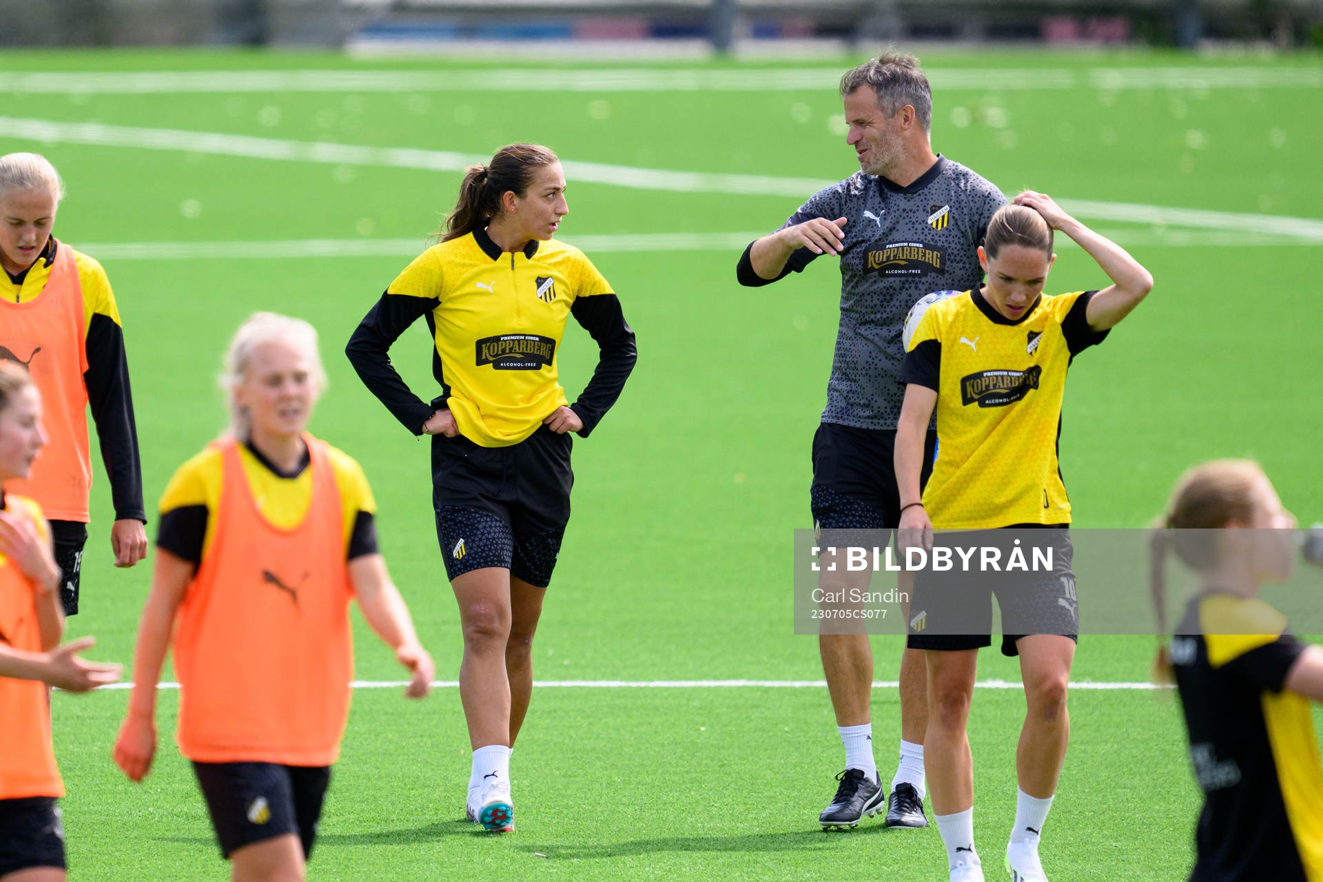 Häckens Rosa Kafaji och tränare Robert Vilahamn