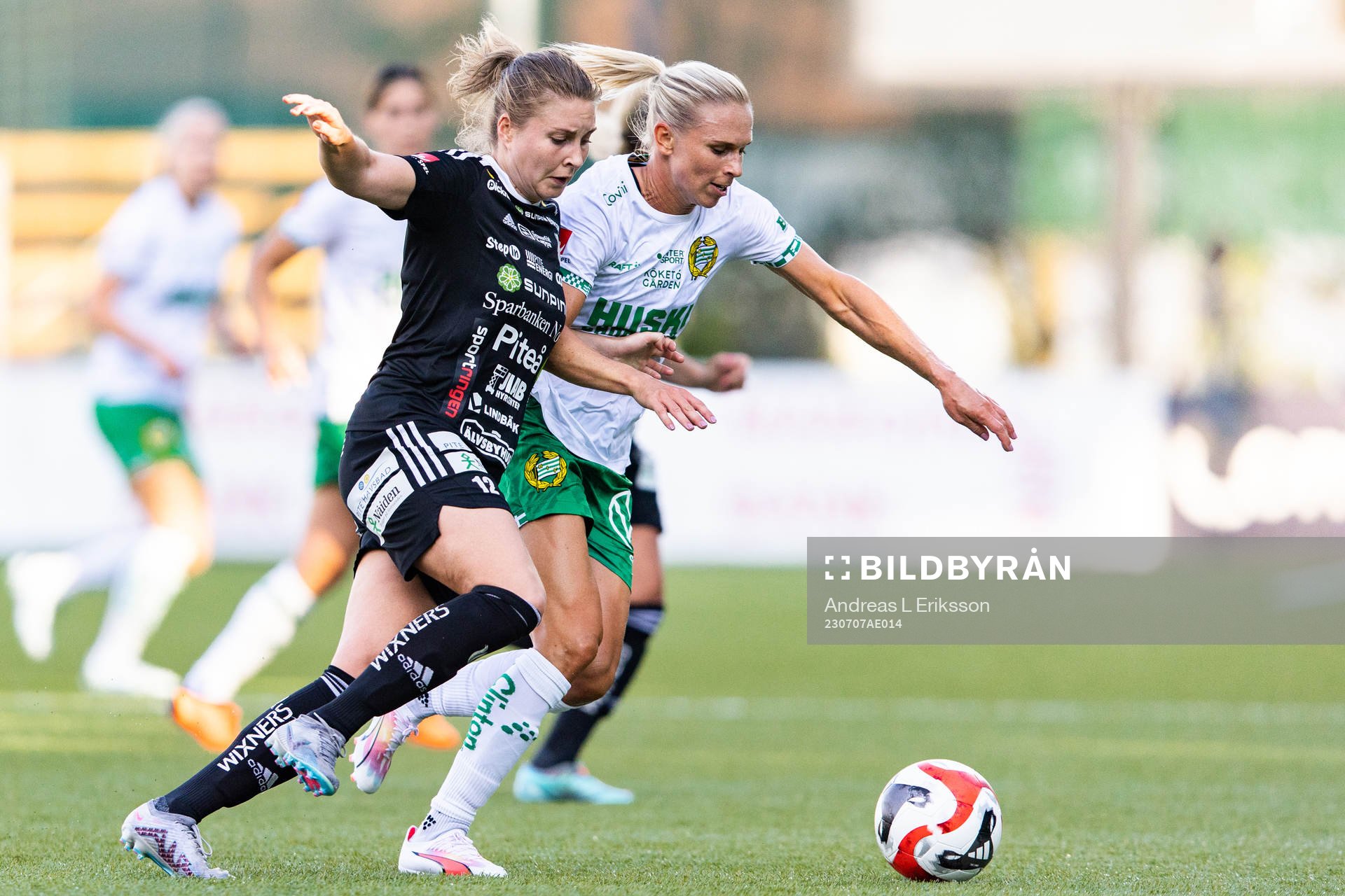 Piteås Fanny Andersson och Hammarbys Jonna Andersson
