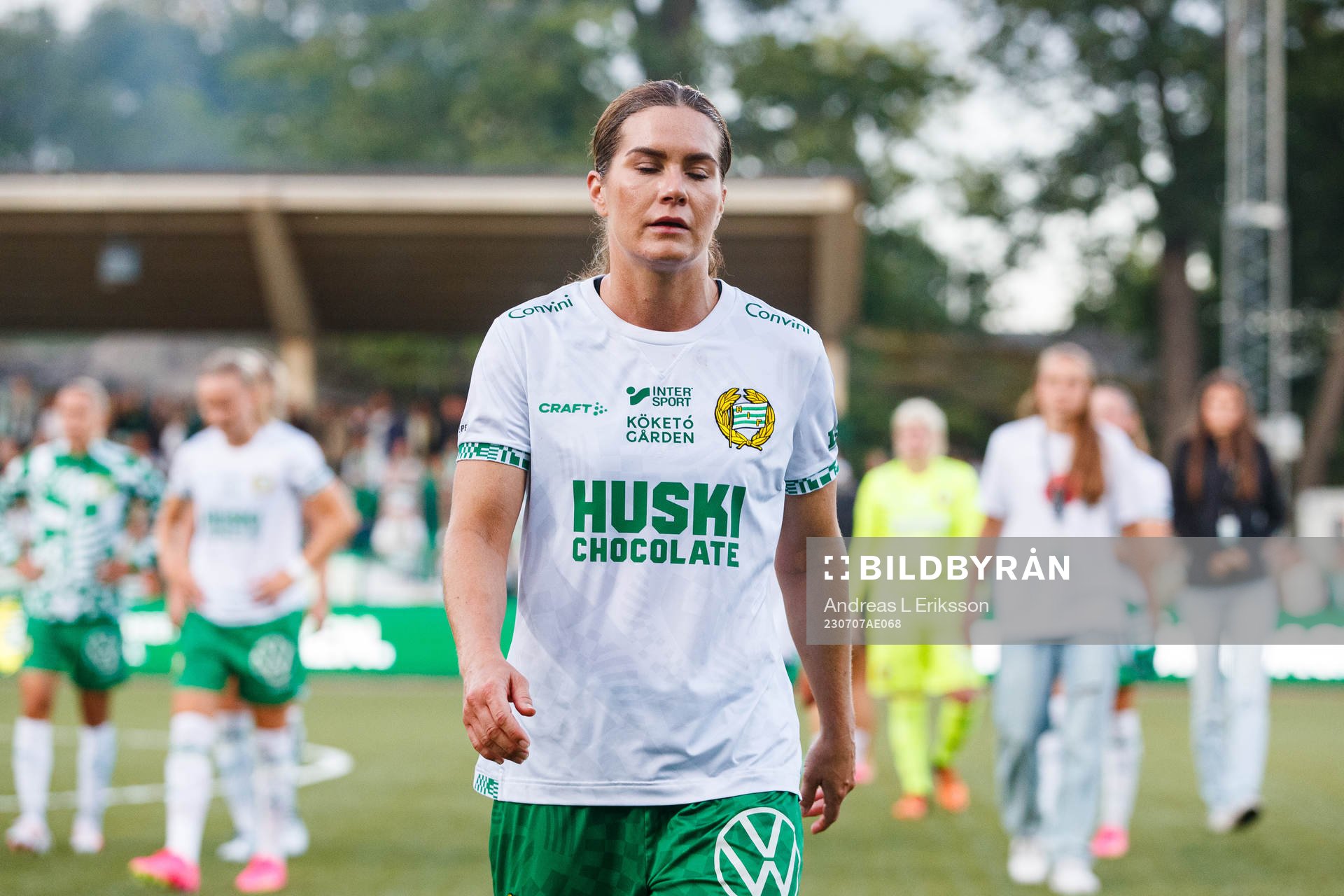 Hammarbys Hanna Folkesson kliver av