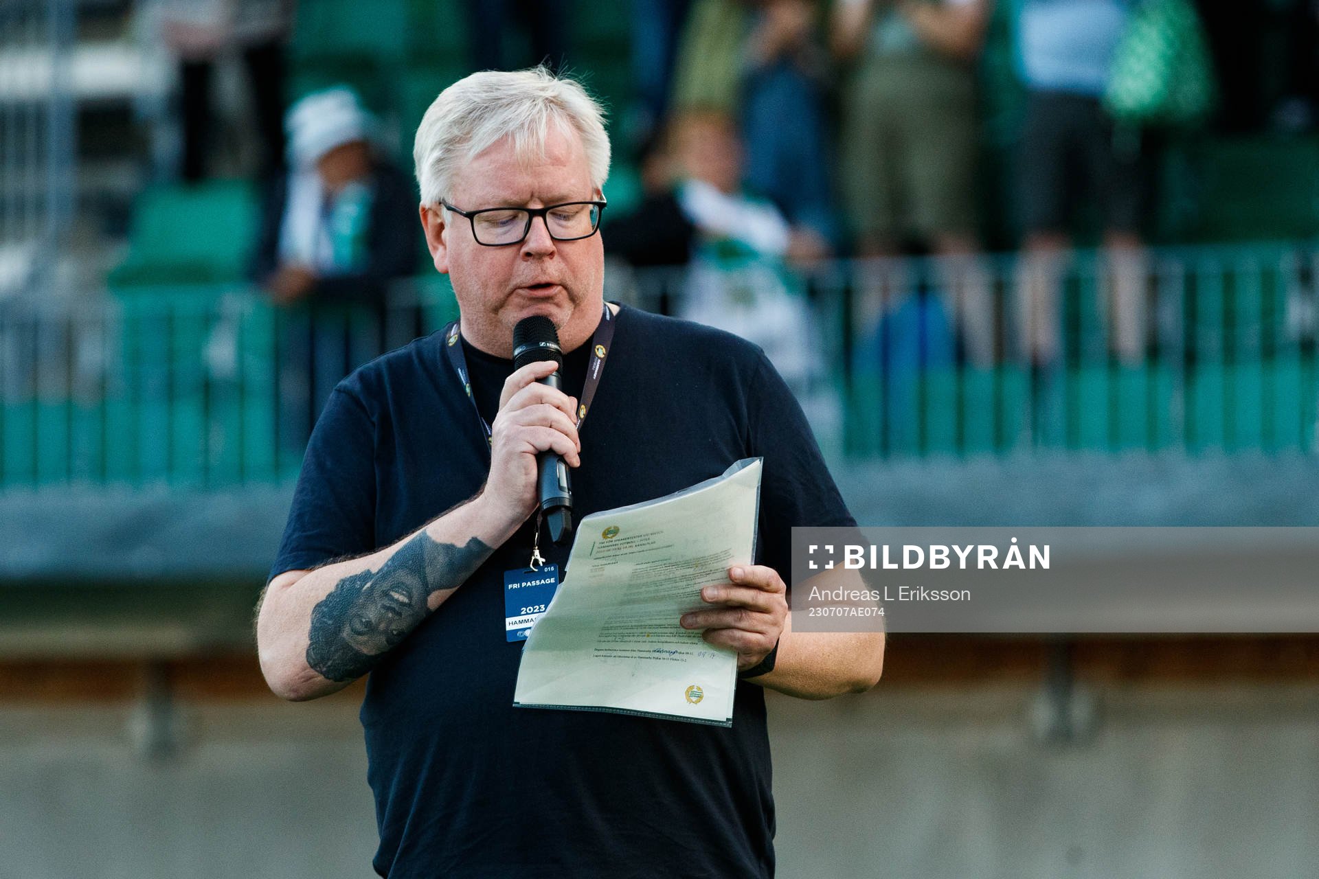 Hammarbys speaker Urban Rybrink