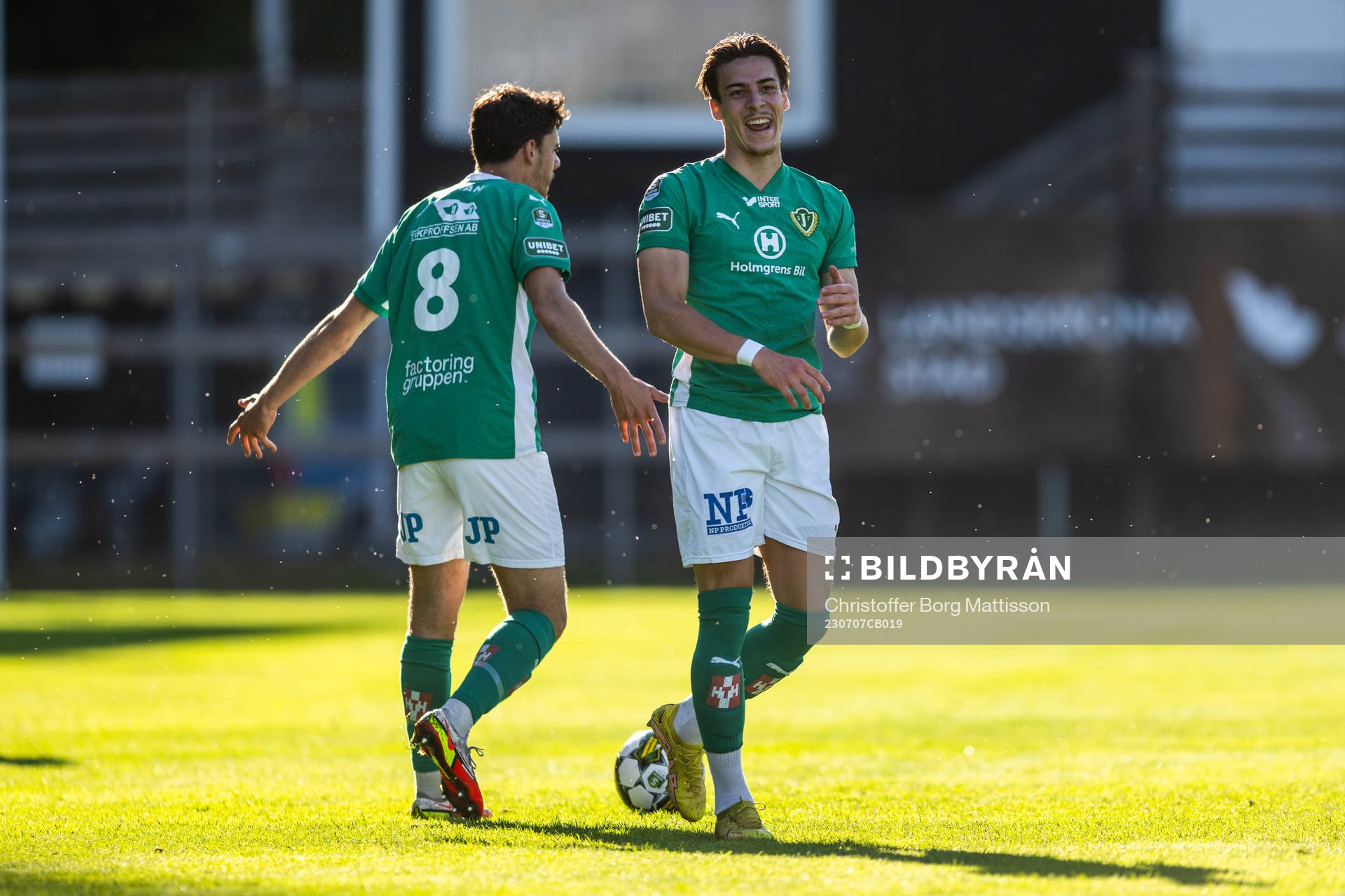 Jönköpings Södras Samuel Adrian och Adam Ben Lamin