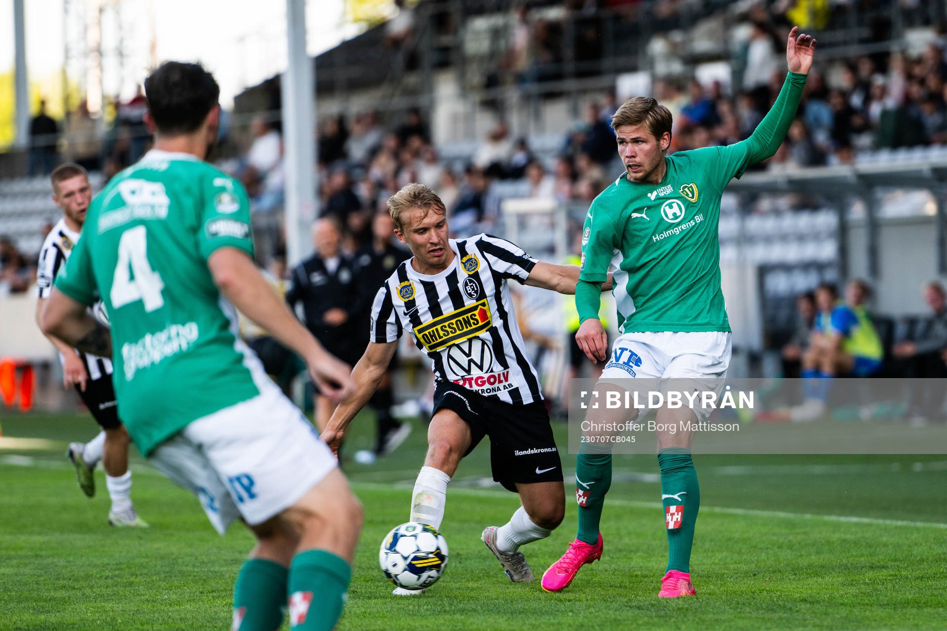 Landskronas Edvin Dahlqvist och Jönköpings Södras Anton