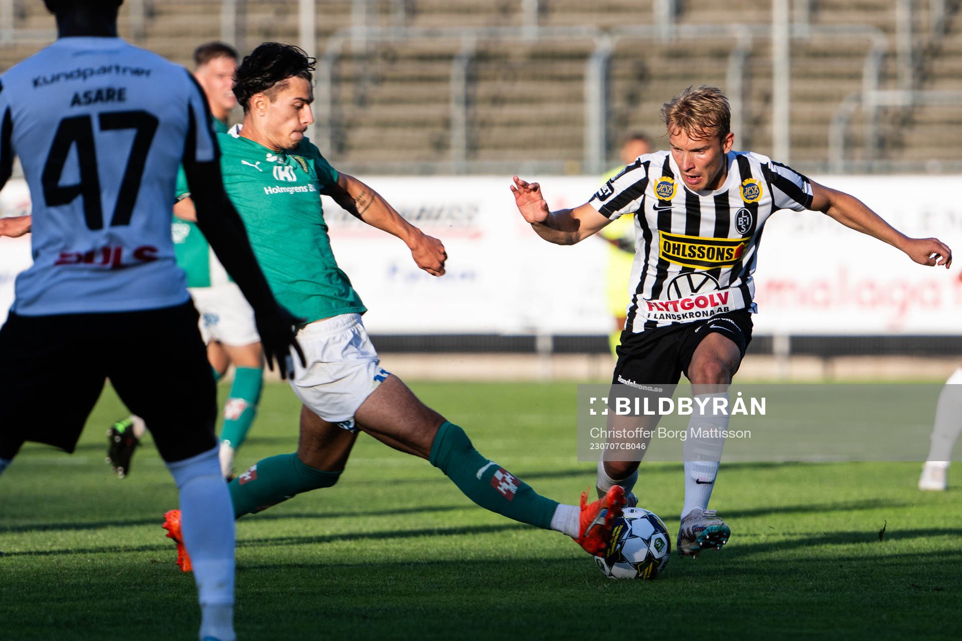 Jönköpings Södras Flamur Dzelili och Landskronas Edvin