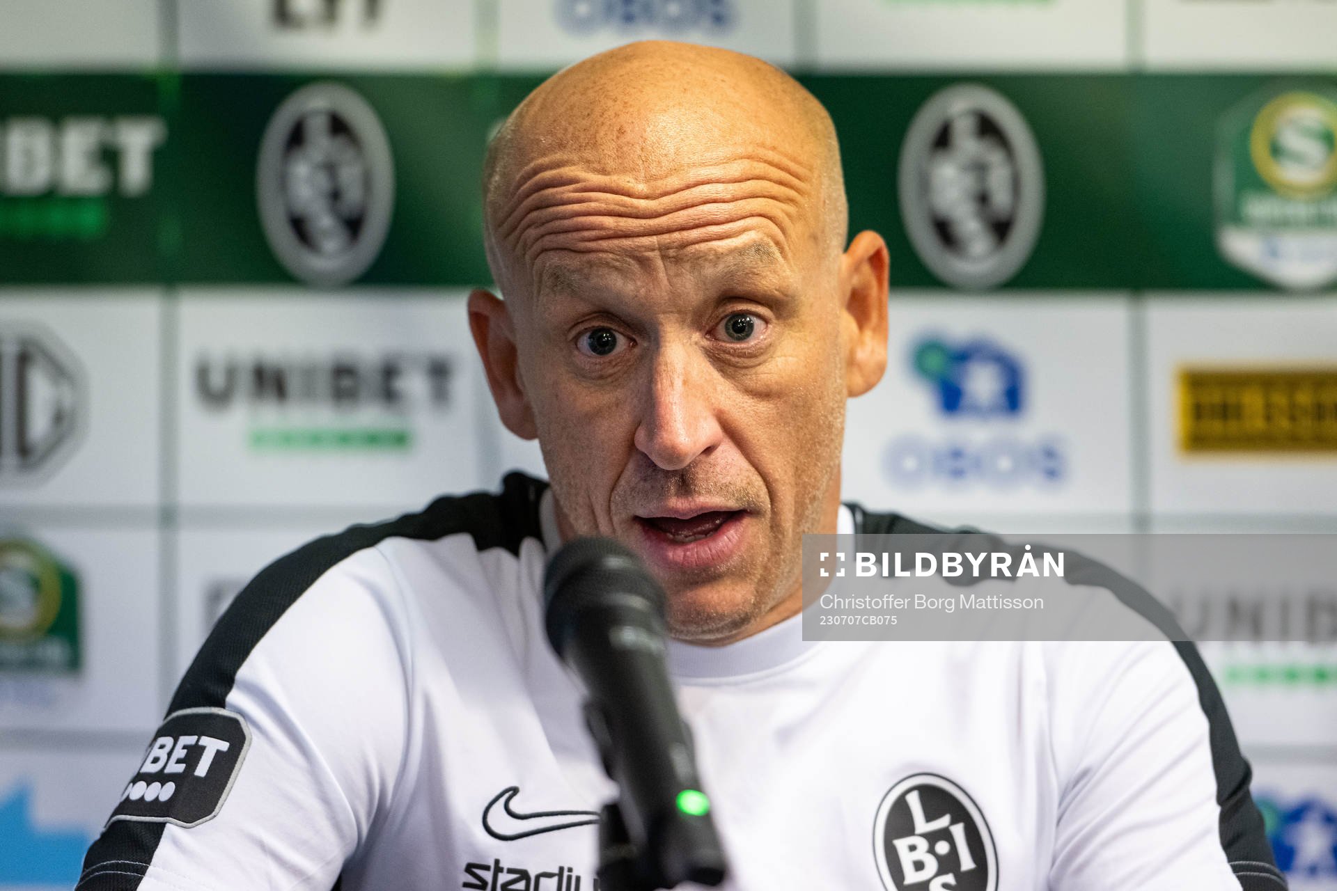 Landskronas tränare Billy Magnusson