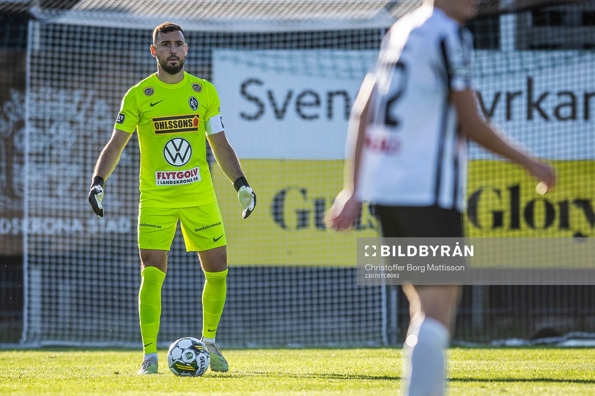 Landskronas målvakt Amr Kaddoura