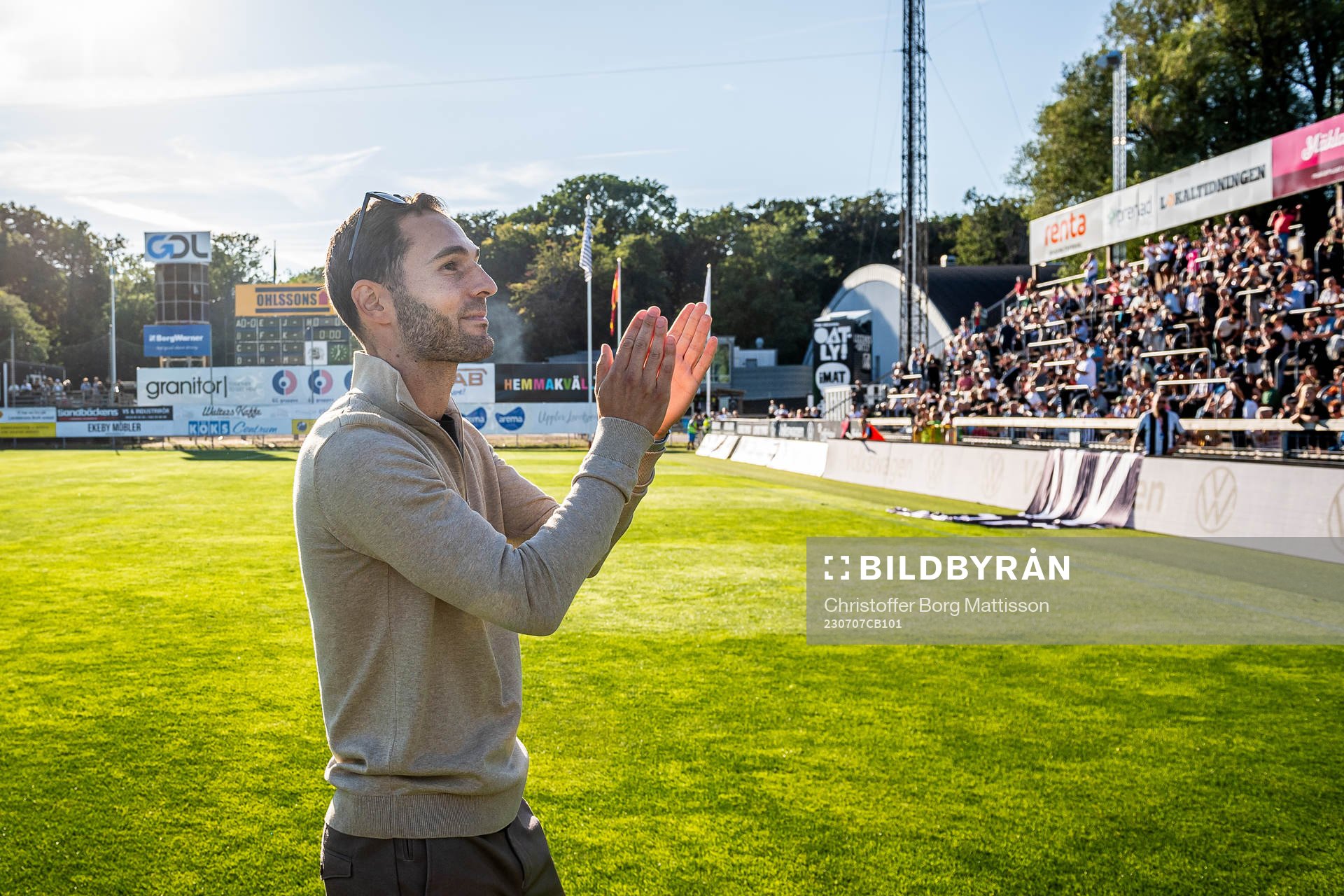 Landskronas Alexander Tkacz tackas av