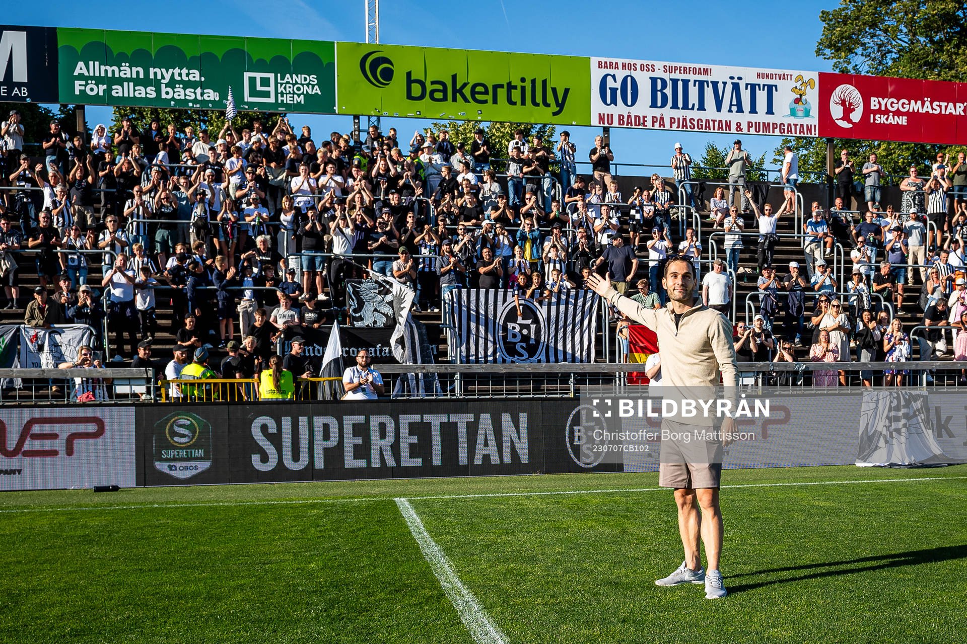 Landskronas Alexander Tkacz tackas av