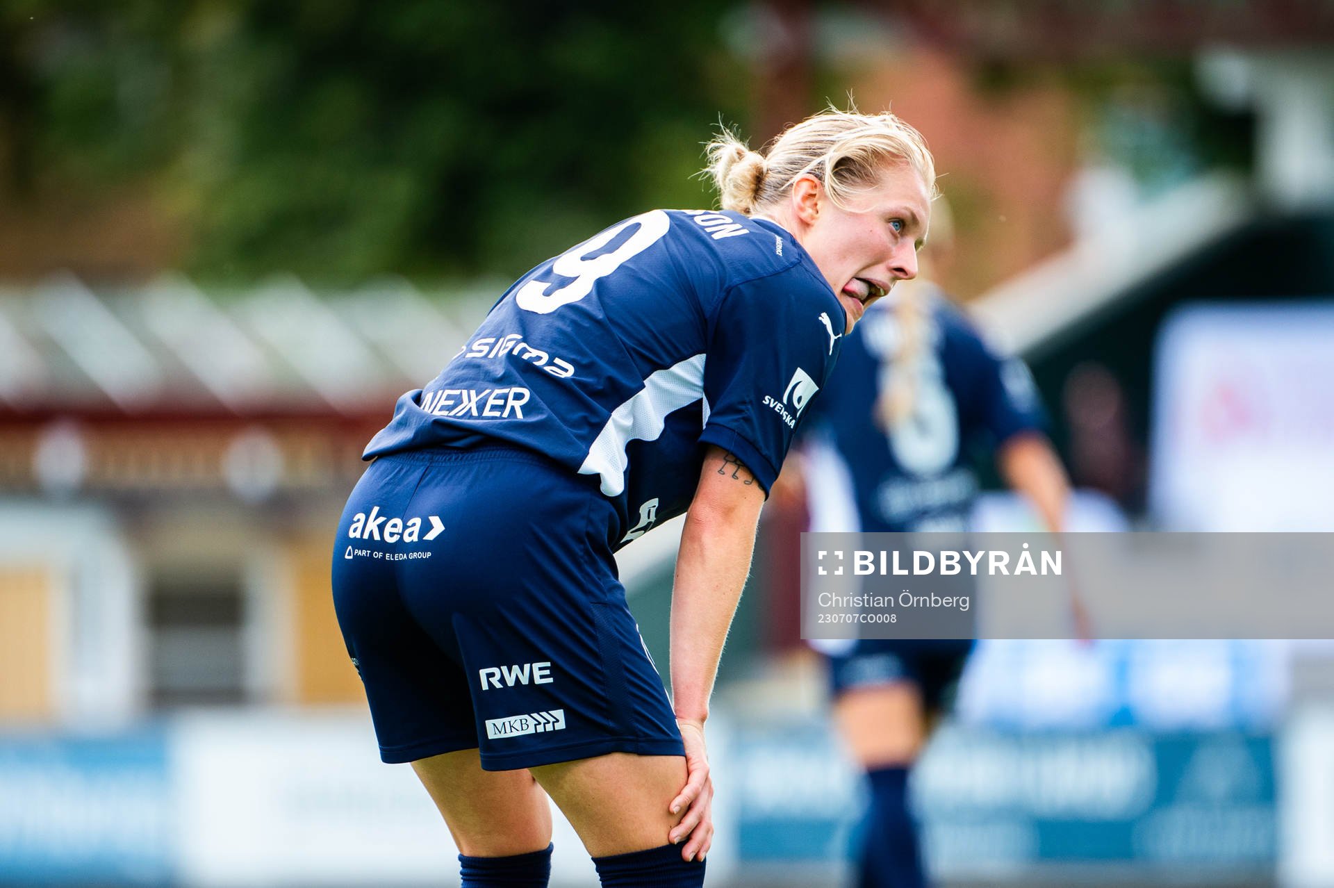 FC Rosengårds Emilia Larsson deppar
