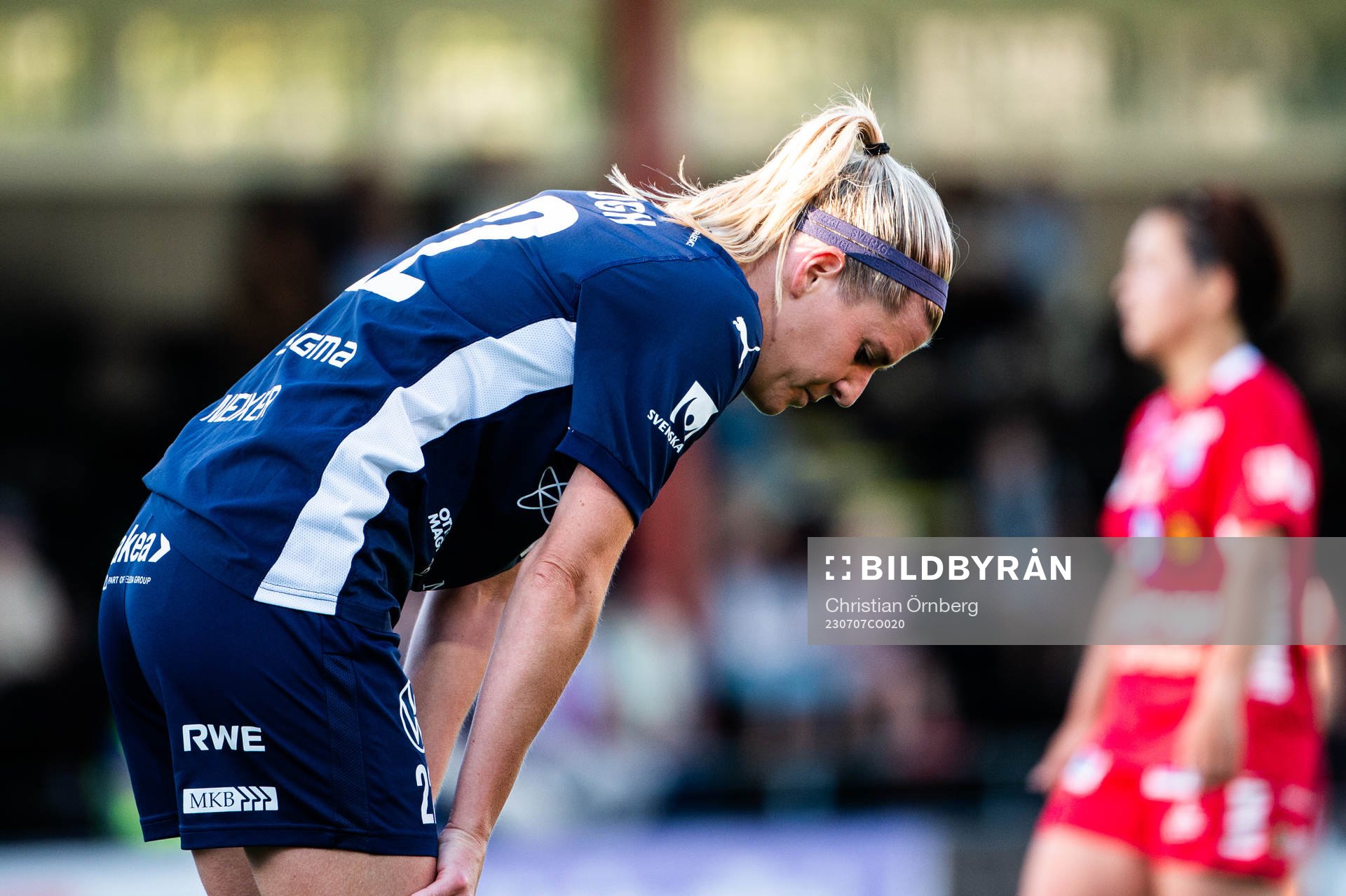 FC Rosengårds Olivia Schough deppar