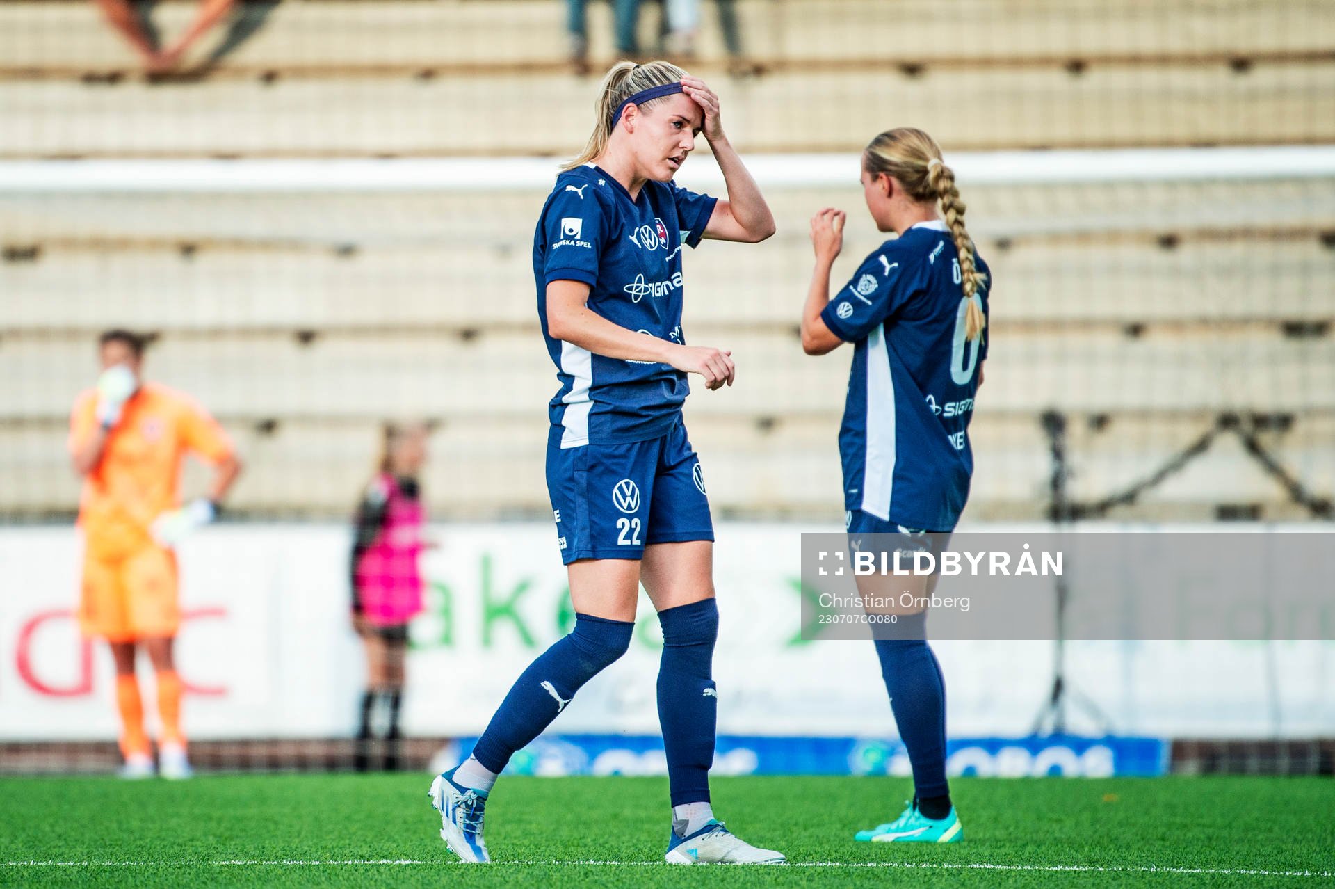 FC Rosengårds Olivia Schough deppar