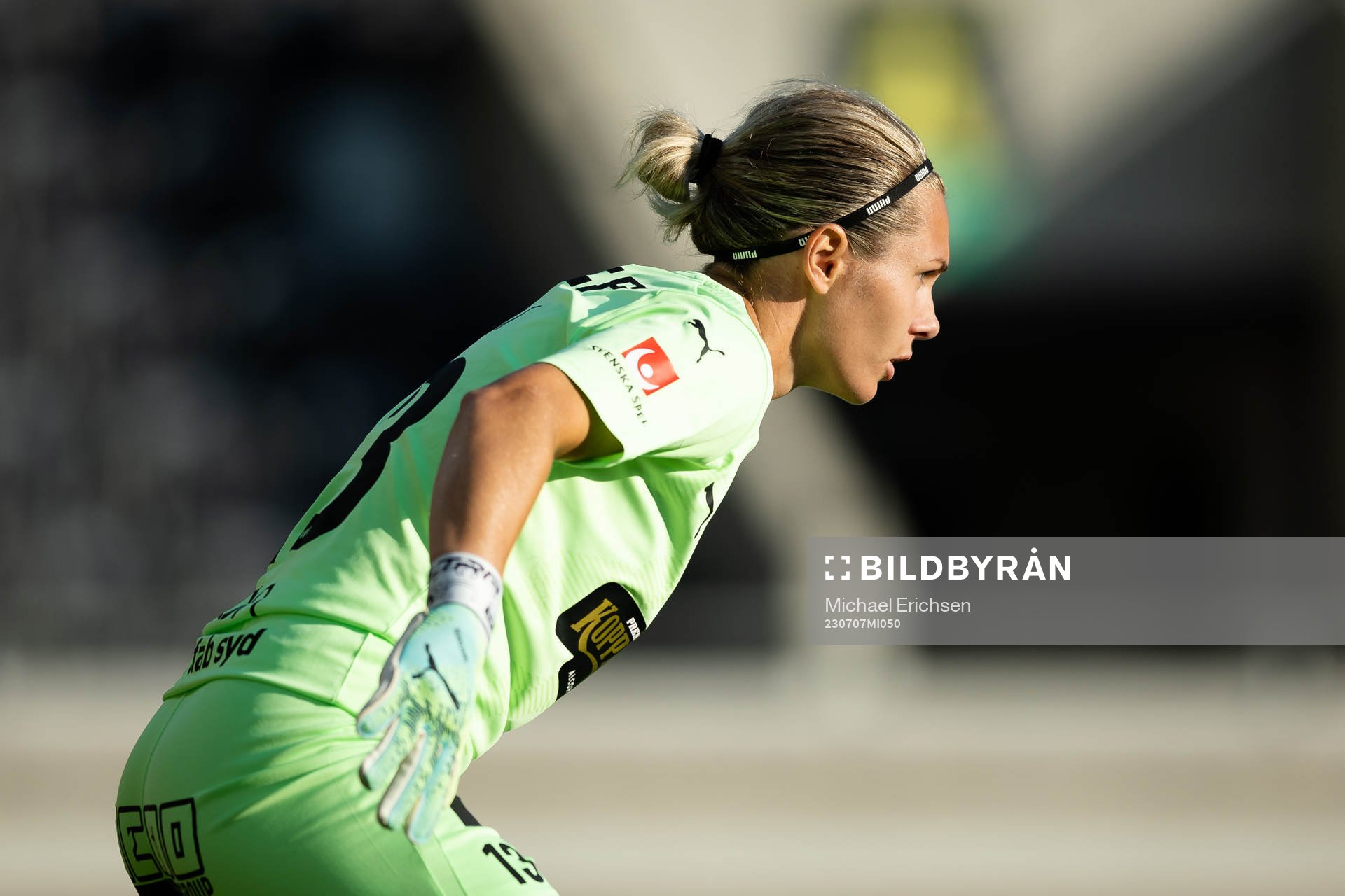 Häckens målvakt Jennifer Falk