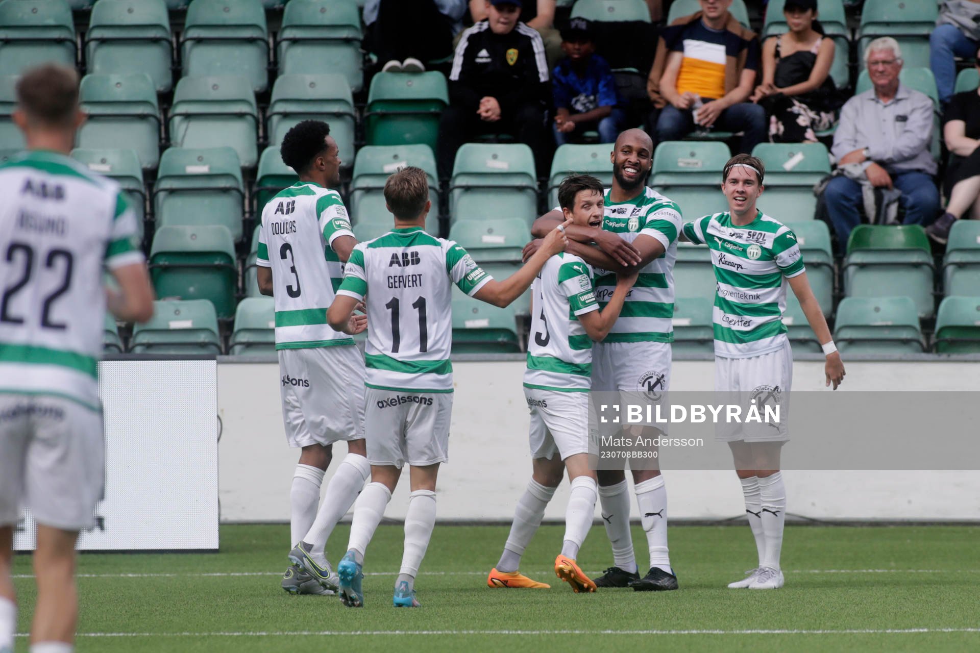Västerås SKs Jabir Abdihakim Ali jublar