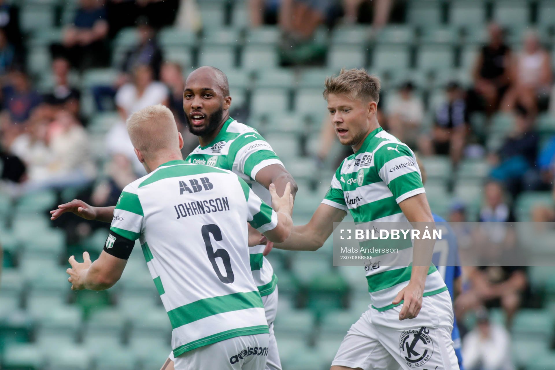 Västerås SKs Jabir Abdihakim Ali jublar