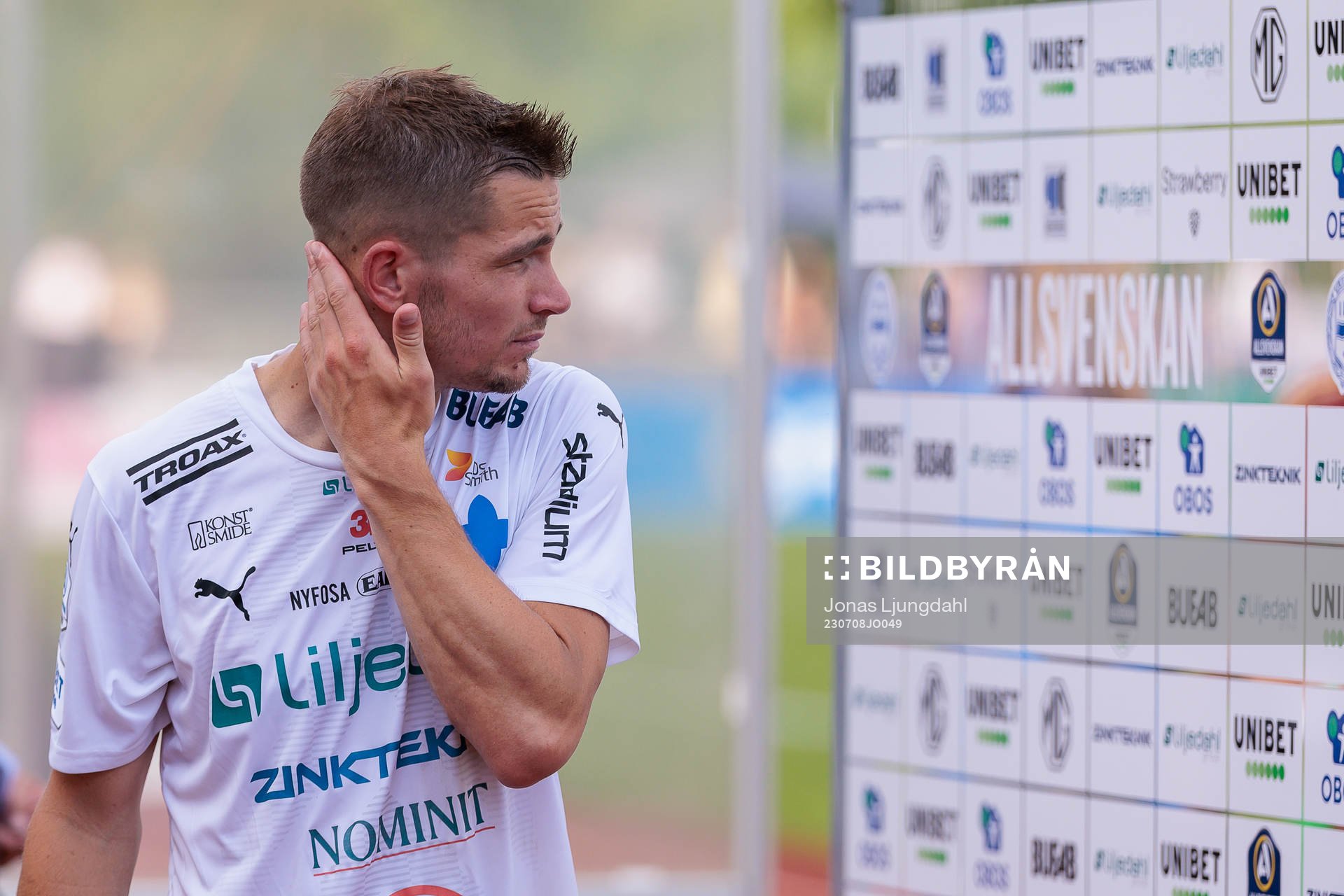 Värnamos Oscar Johansson deppar