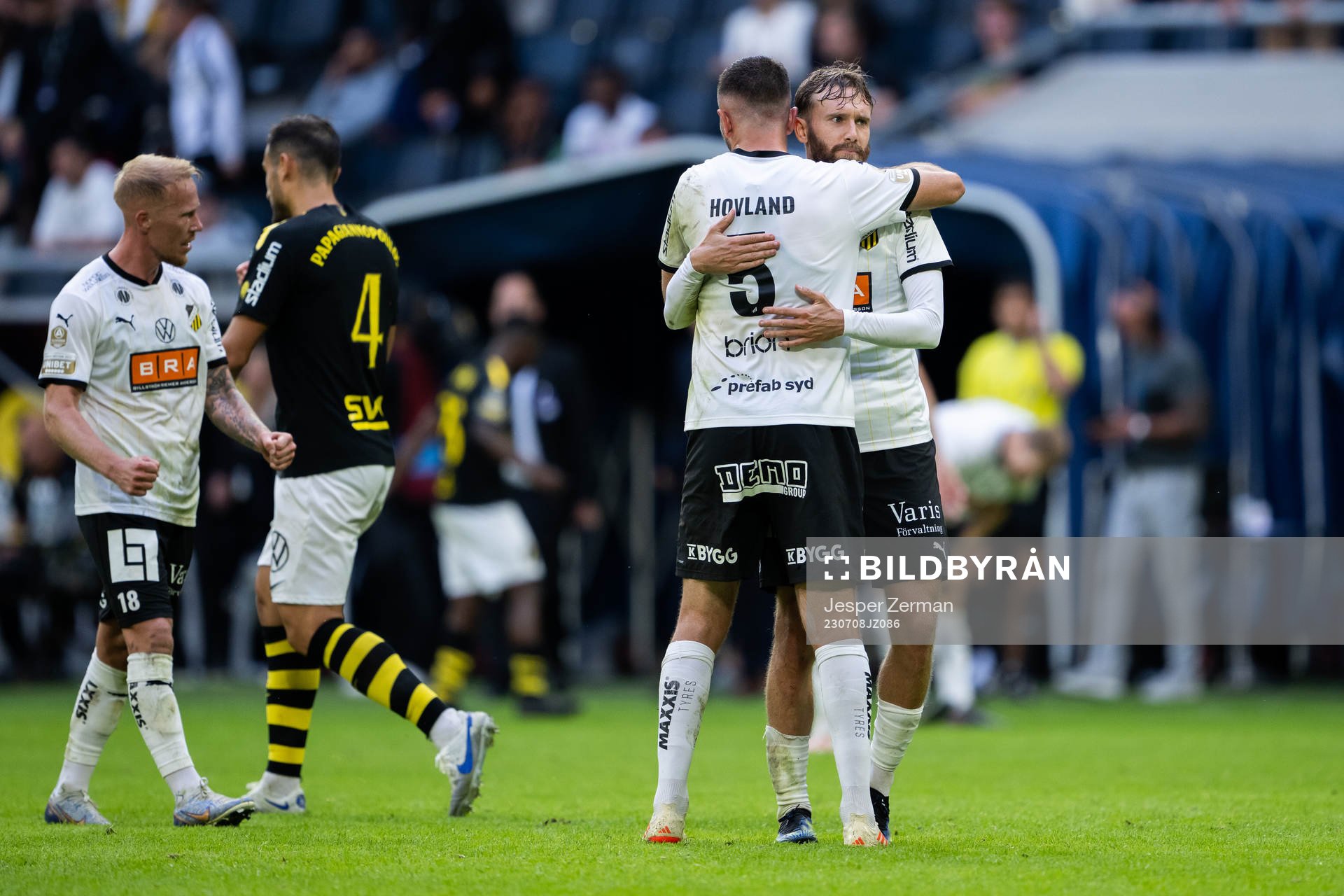 Häckens Even Hovland och Simon Sandberg