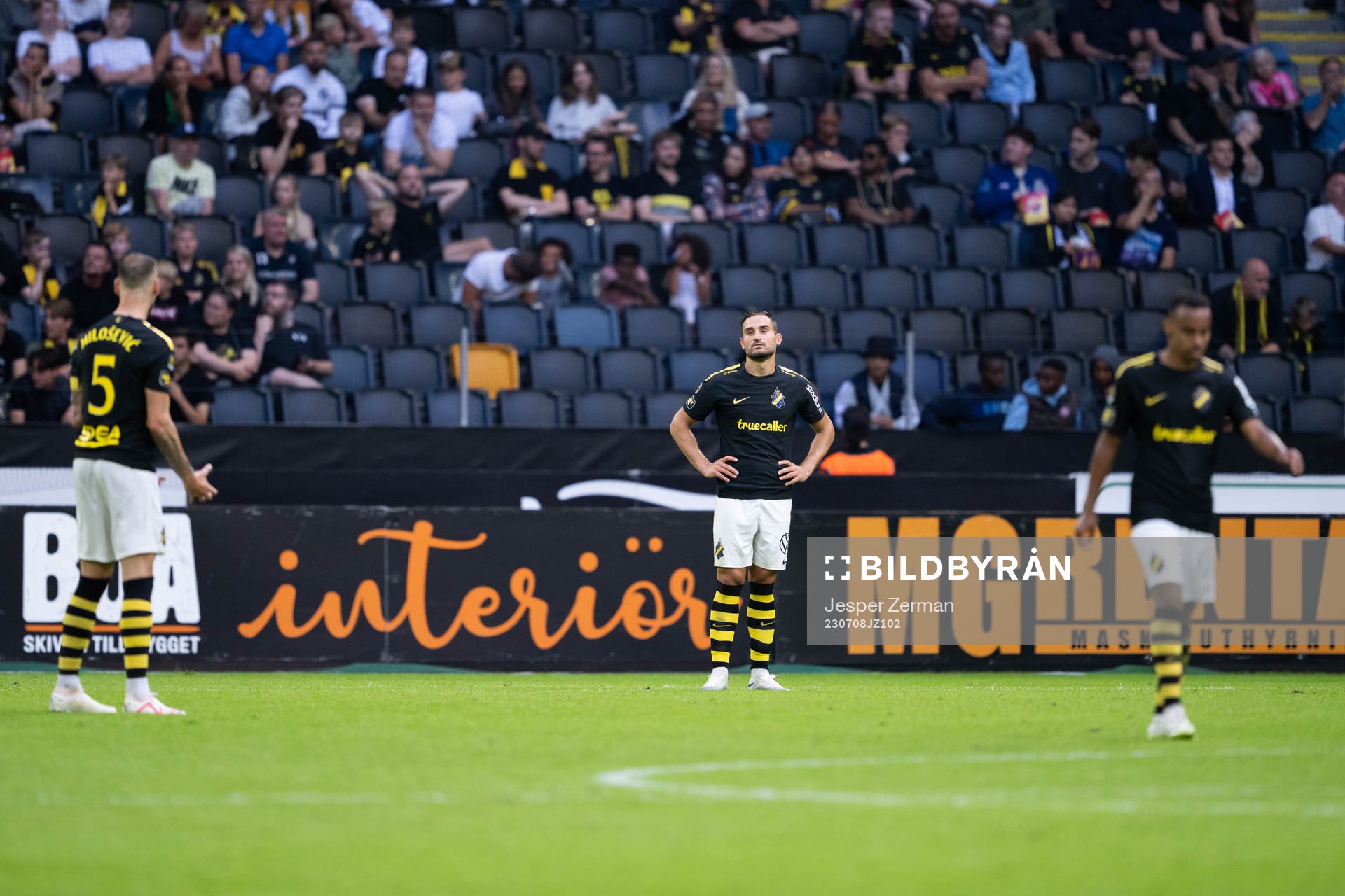 AIKs Alexander Milosevic, Sotirios Papagiannopoulos och