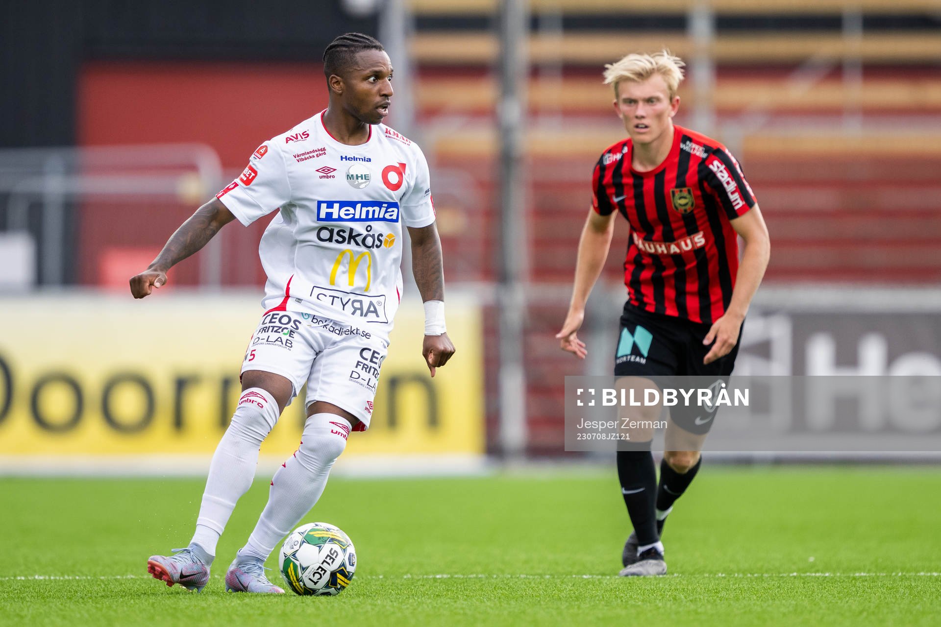 Degerfors Joseph-Claude Agyeman Gyau och Brommapojkarnas