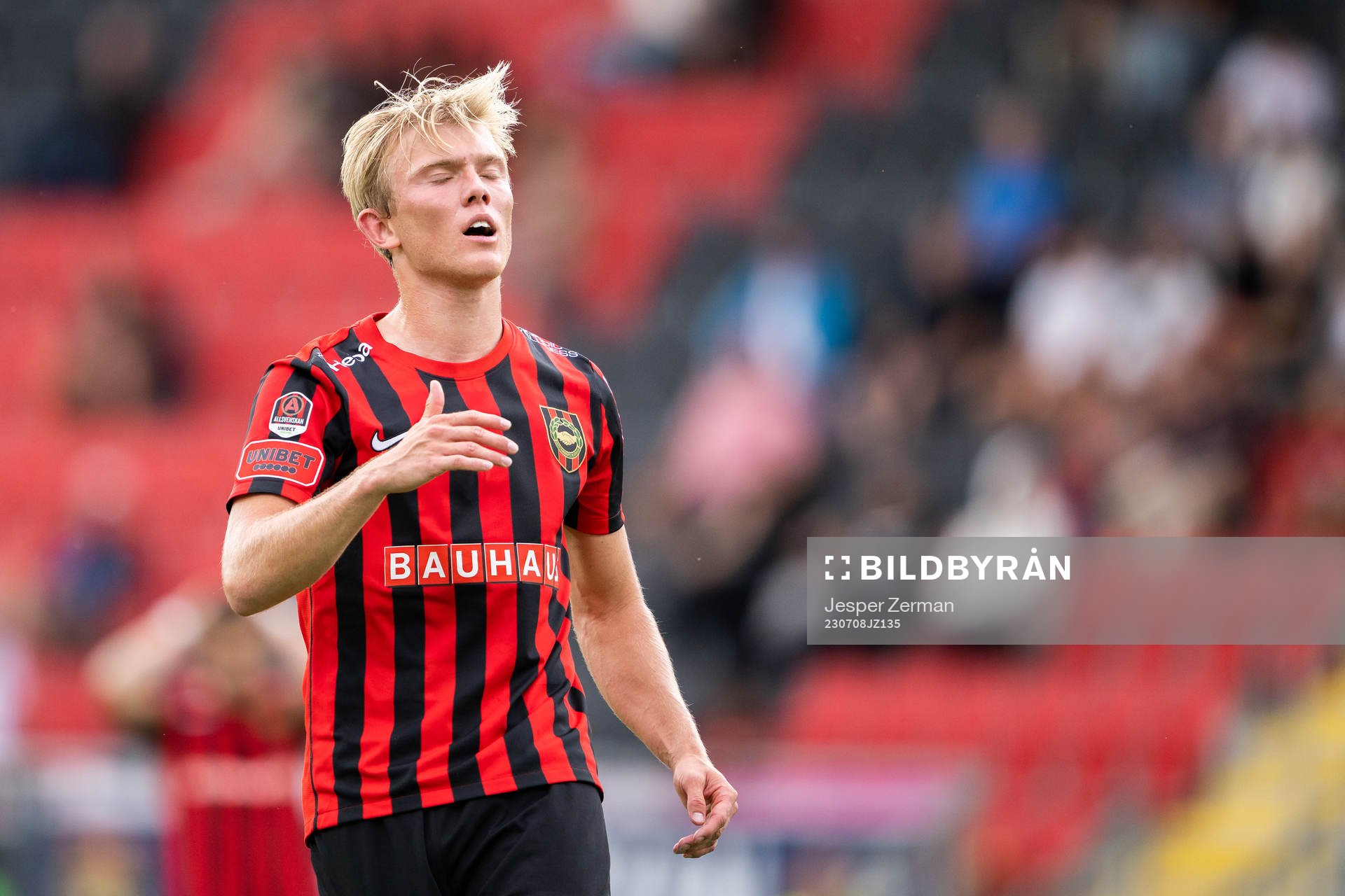 Brommapojkarnas Alexander Jensen deppar