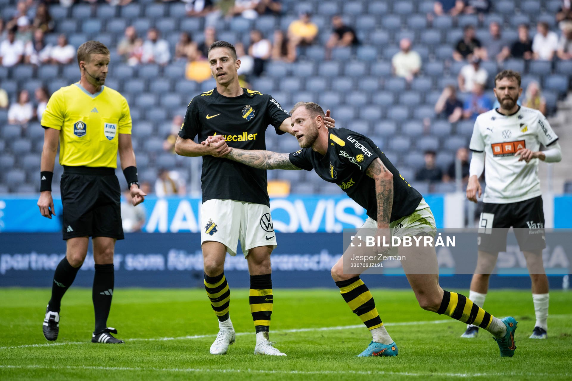 AIKs Dino Besirovic och John Guidetti