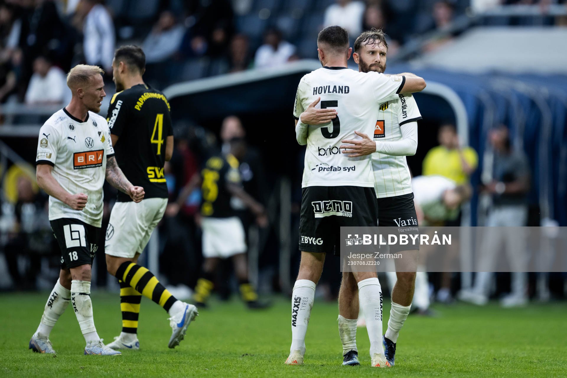 Häckens Even Hovland och Simon Sandberg