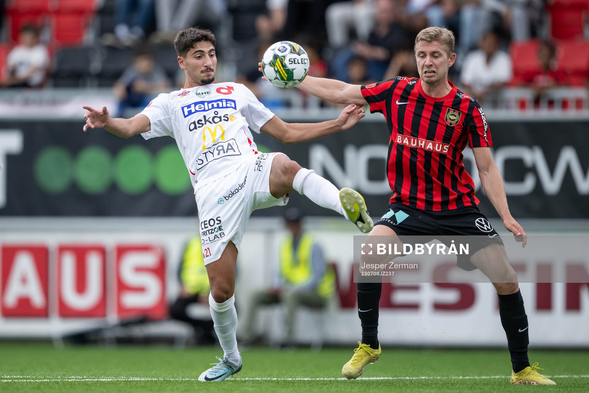 Degerfors Peter Gwargis och Brommapojkarnas Ludvig Fritzson