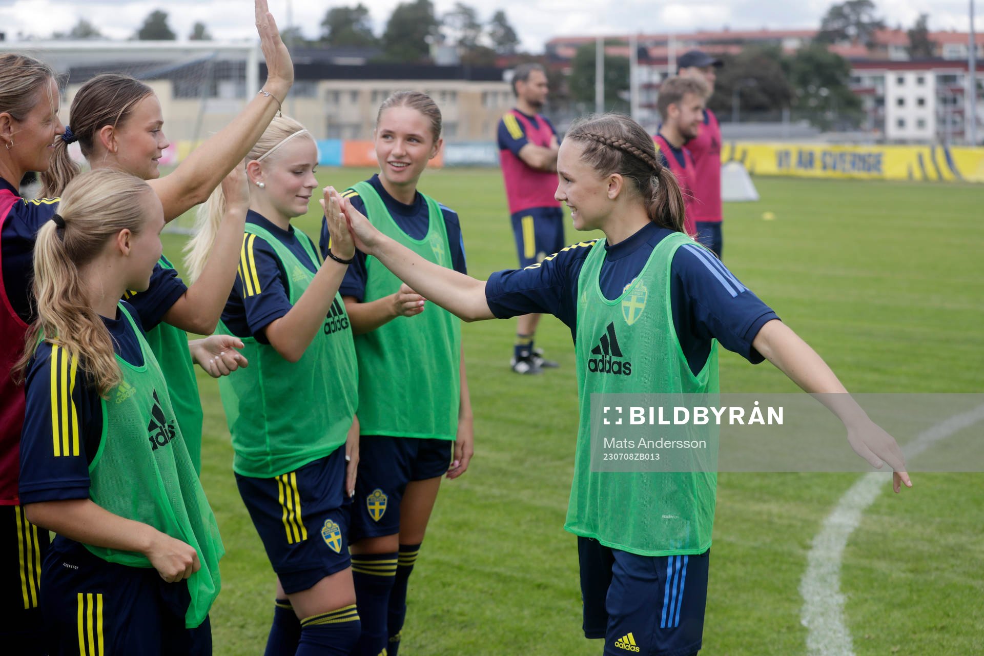 Under en träning med Sveriges u16 landslag