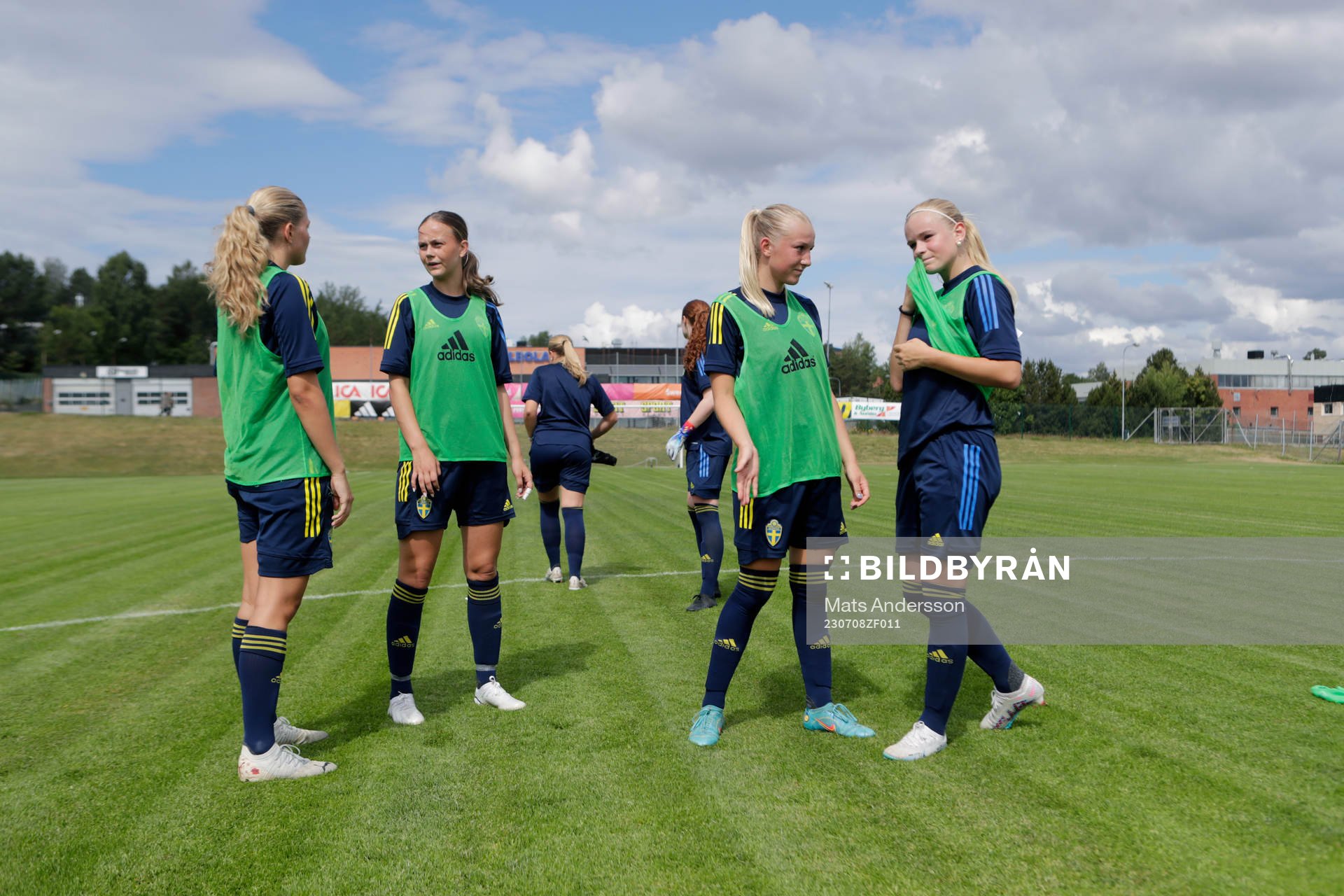 Under en träning med Sveriges u16 landslag