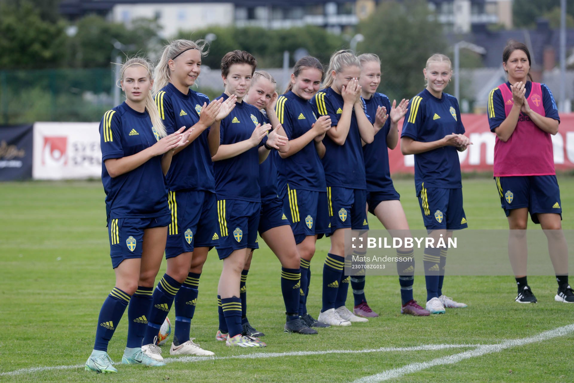 Under en träning med Sveriges u16 landslag