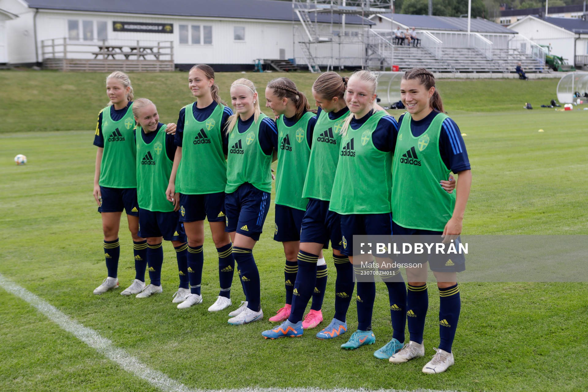 Under en träning med Sveriges u16 landslag