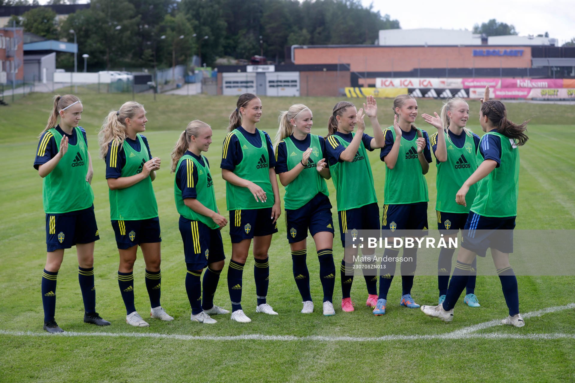 Under en träning med Sveriges u16 landslag
