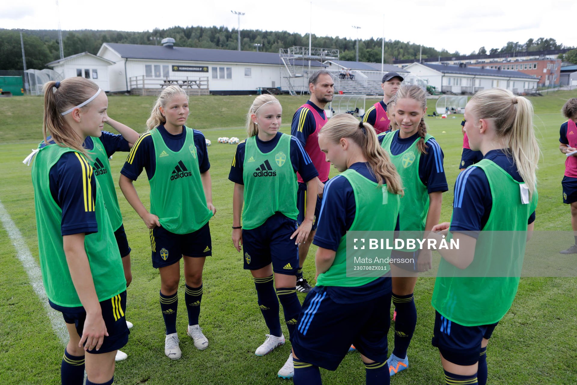 Under en träning med Sveriges u16 landslag