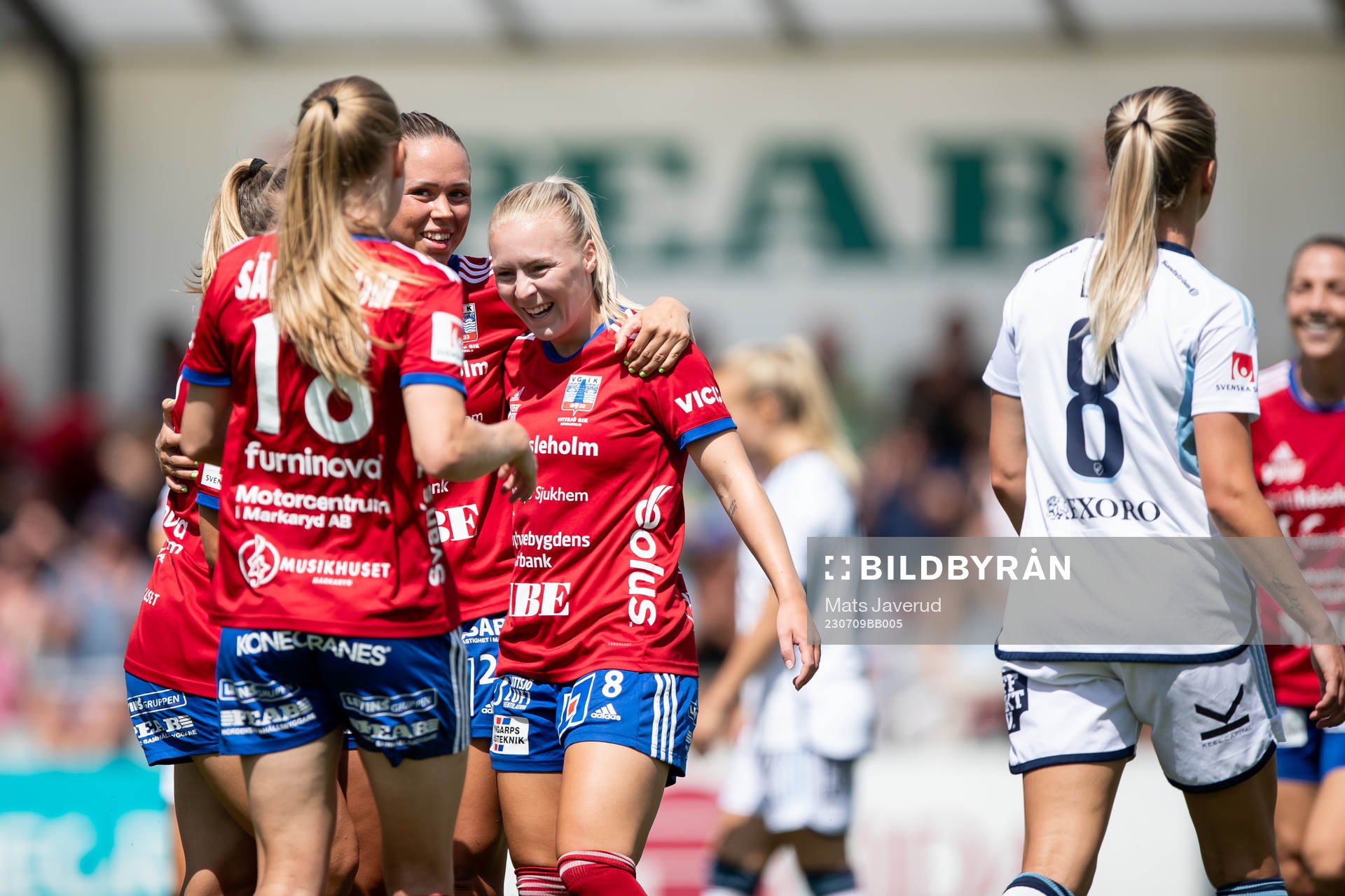 Vittsjös Jutta Rantala jublar