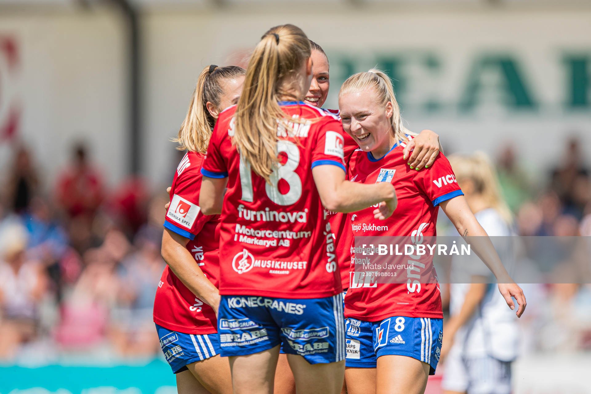 Vittsjös Jutta Rantala jublar