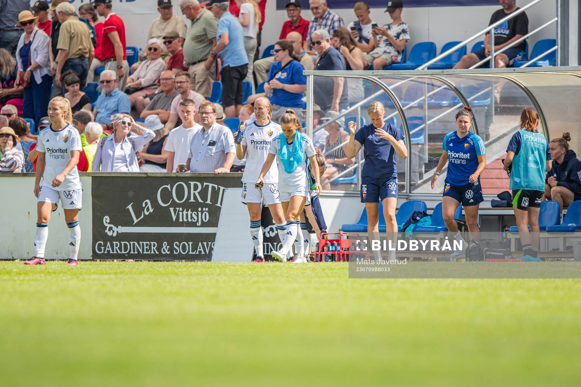 Djurgårdens spelare deppar