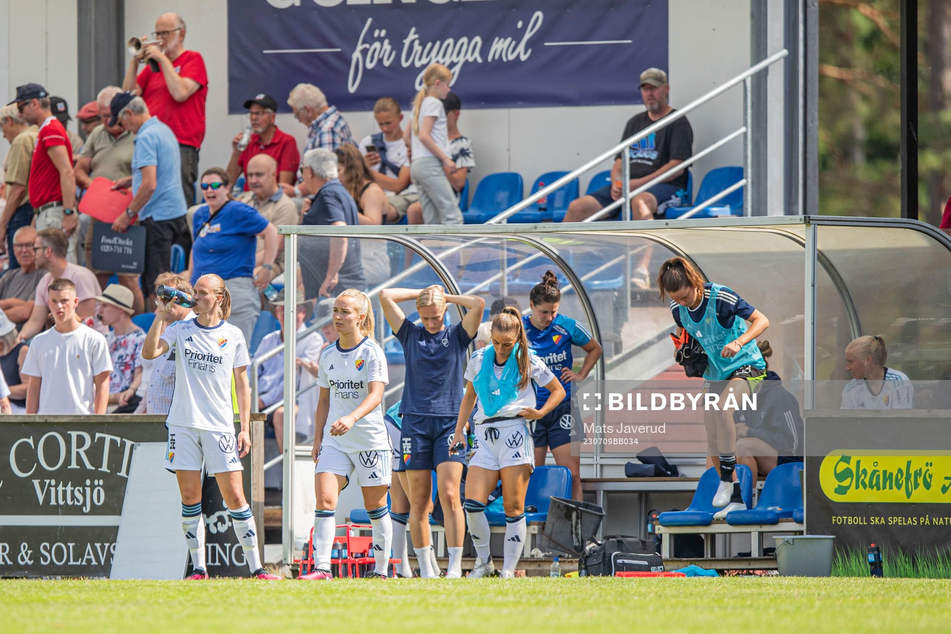 Djurgårdens spelare deppar