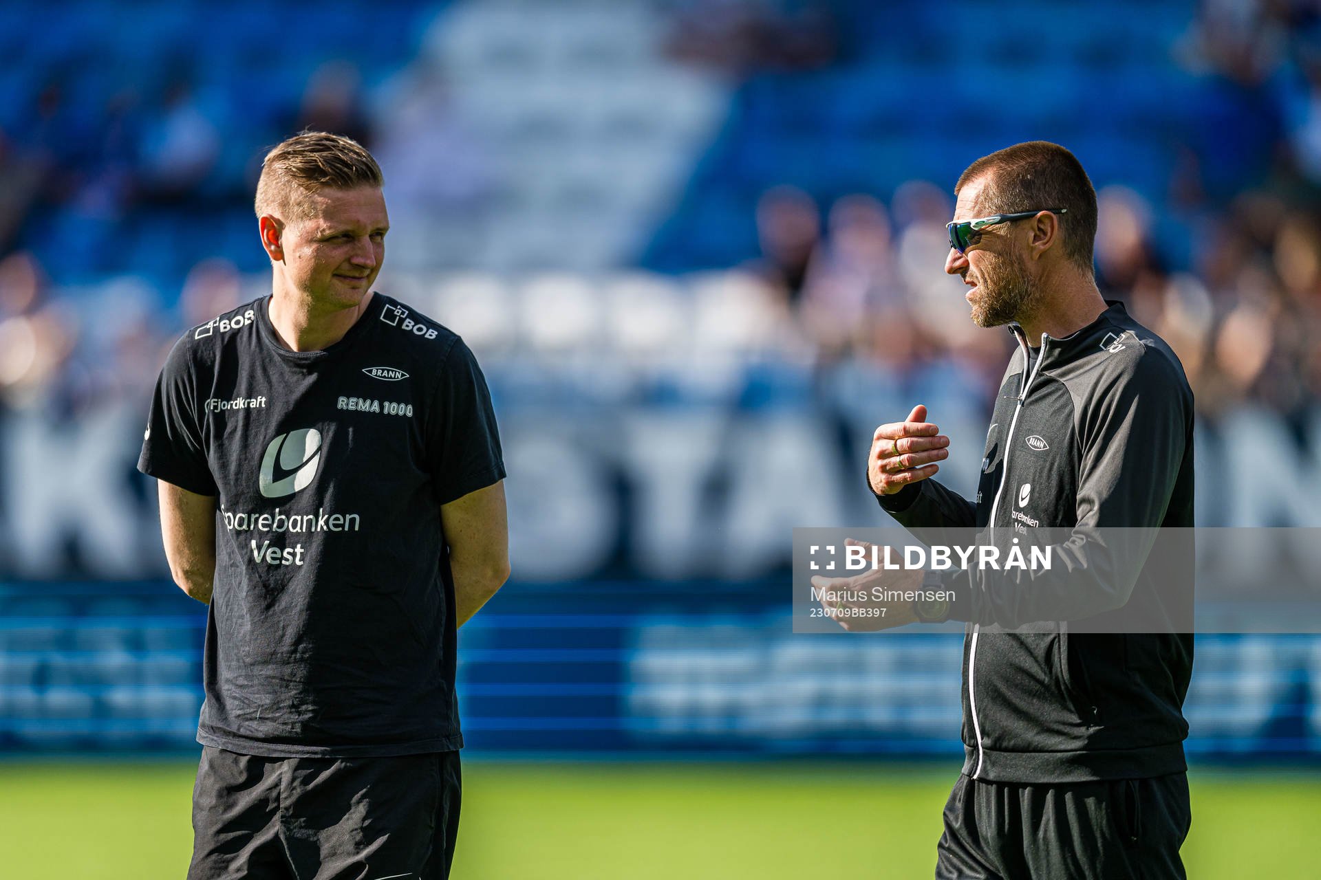 Erik Huseklepp, assistant coach of Brann, and Eirik