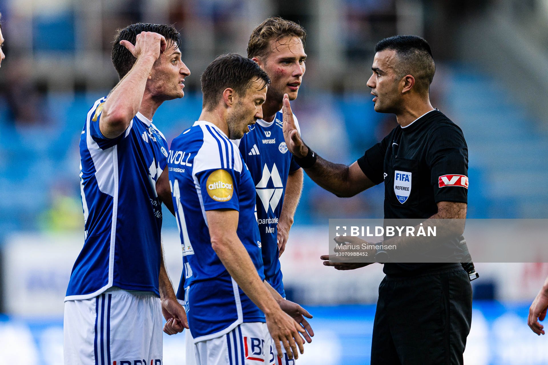 Kristoffer Haugen, Martin Linnes, Magnus Grødem of Molde