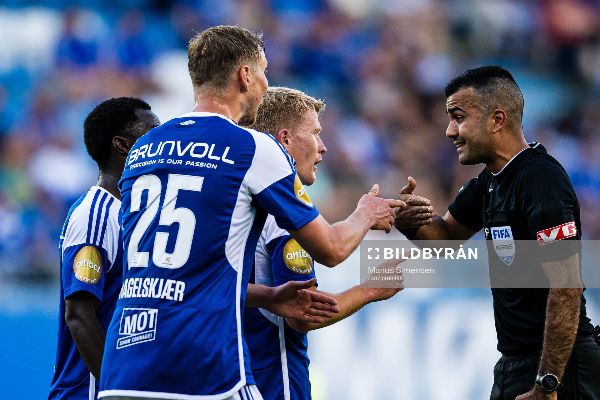 Anders Hagelskjær, Kristian Eriksen of Molde and Rohit
