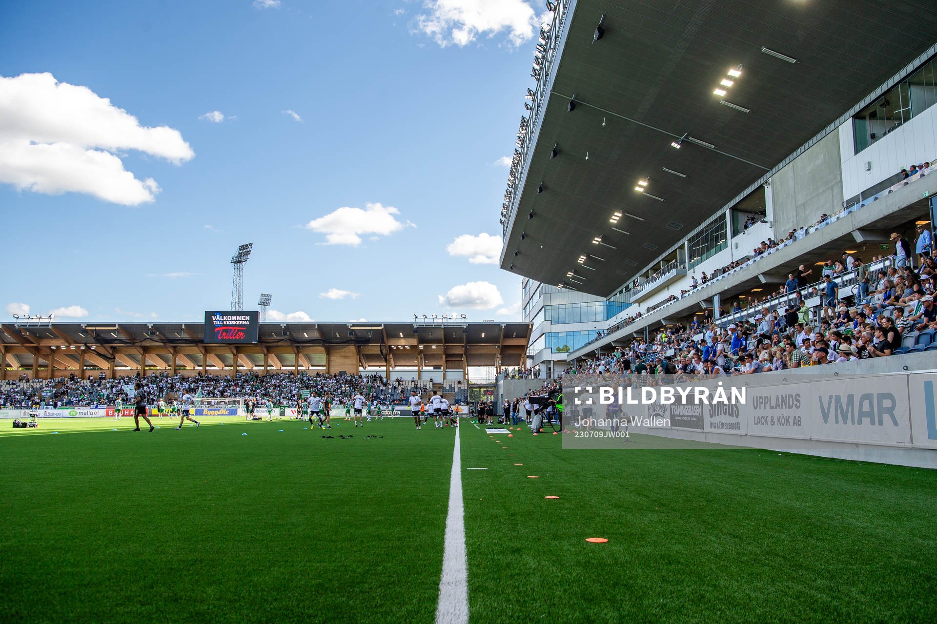 Sirius spelare värmer upp