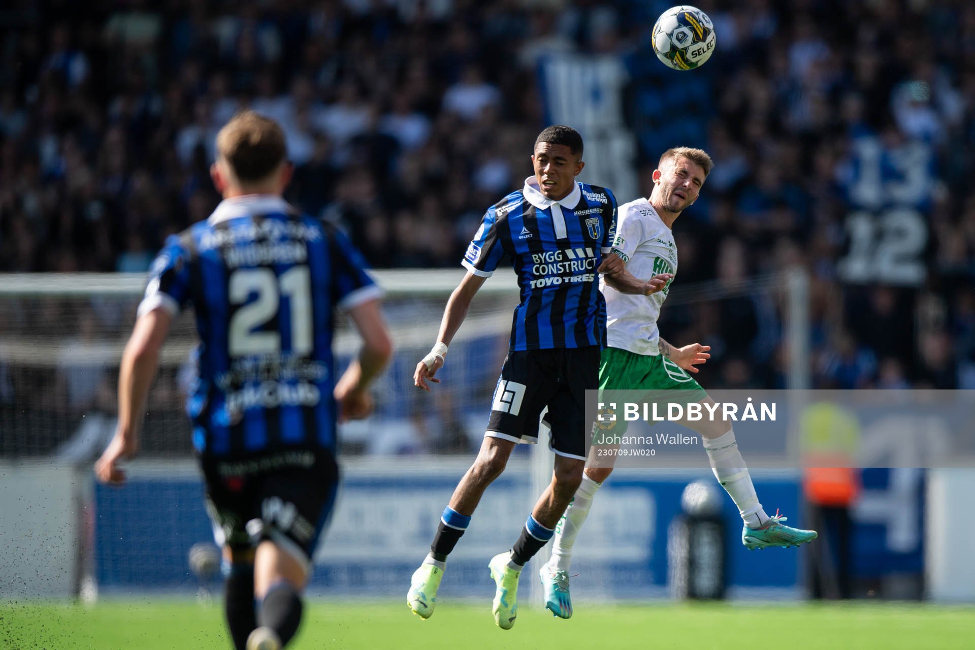 Sirius Tashreeq Matthews och Hammarbys Anton Kralj