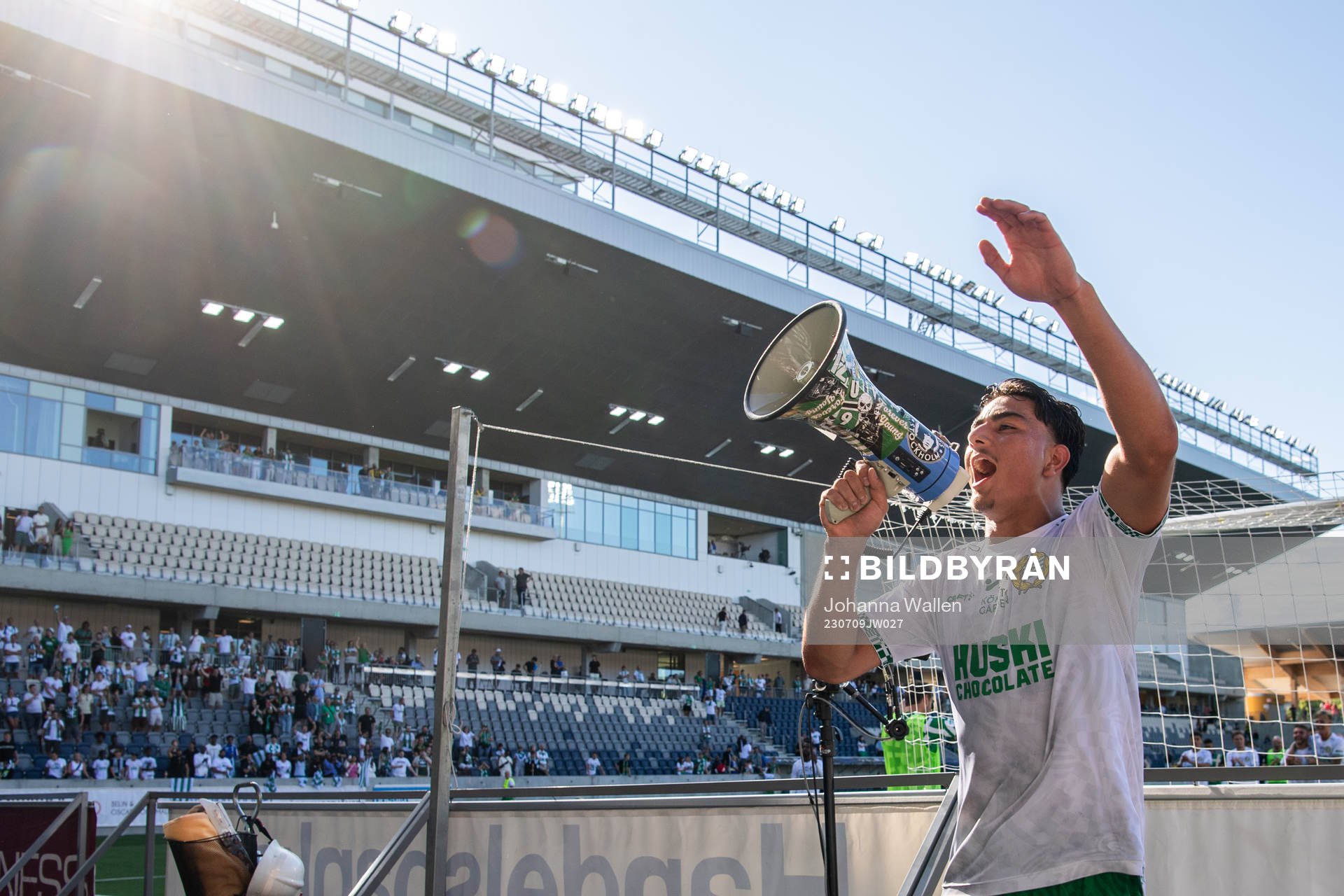 Hammarbys Jusef Erabi jublar