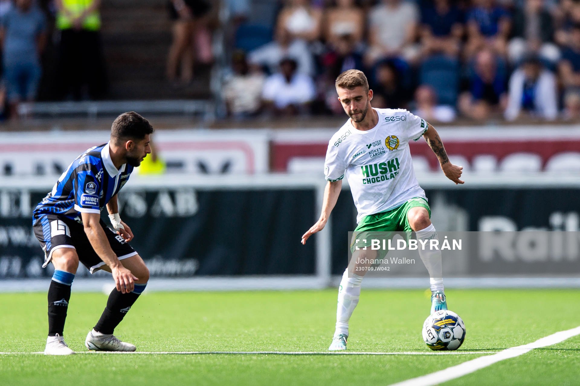 Sirius André Alsanati och Hammarbys Anton Kralj