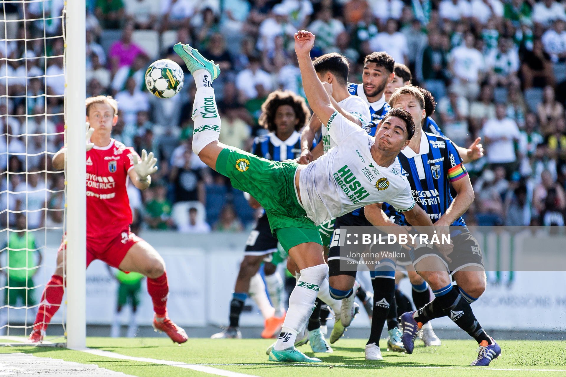 Hammarbys Jusef Erabi och Sirius Daniel Stensson