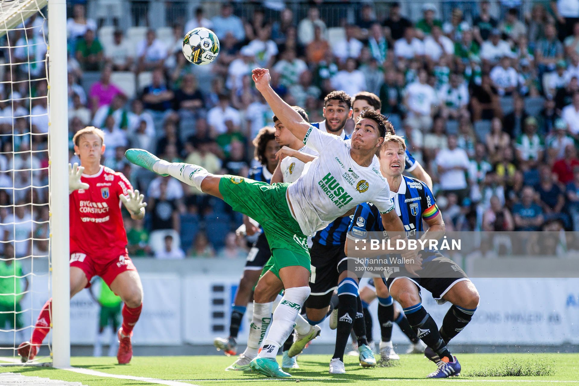 Hammarbys Jusef Erabi och Sirius Daniel Stensson