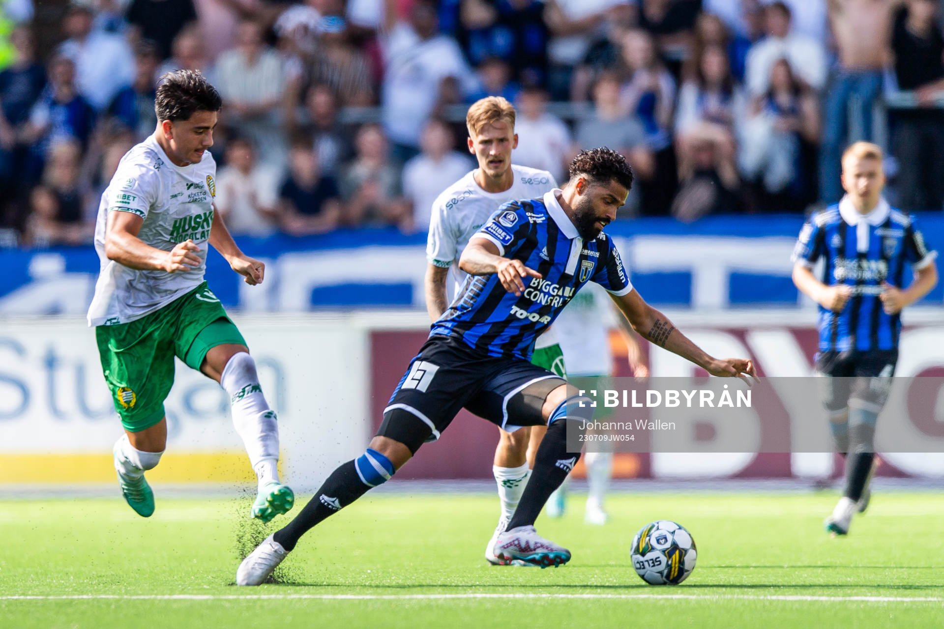 Hammarbys Jusef Erabi och Sirius Kristopher Da Graca