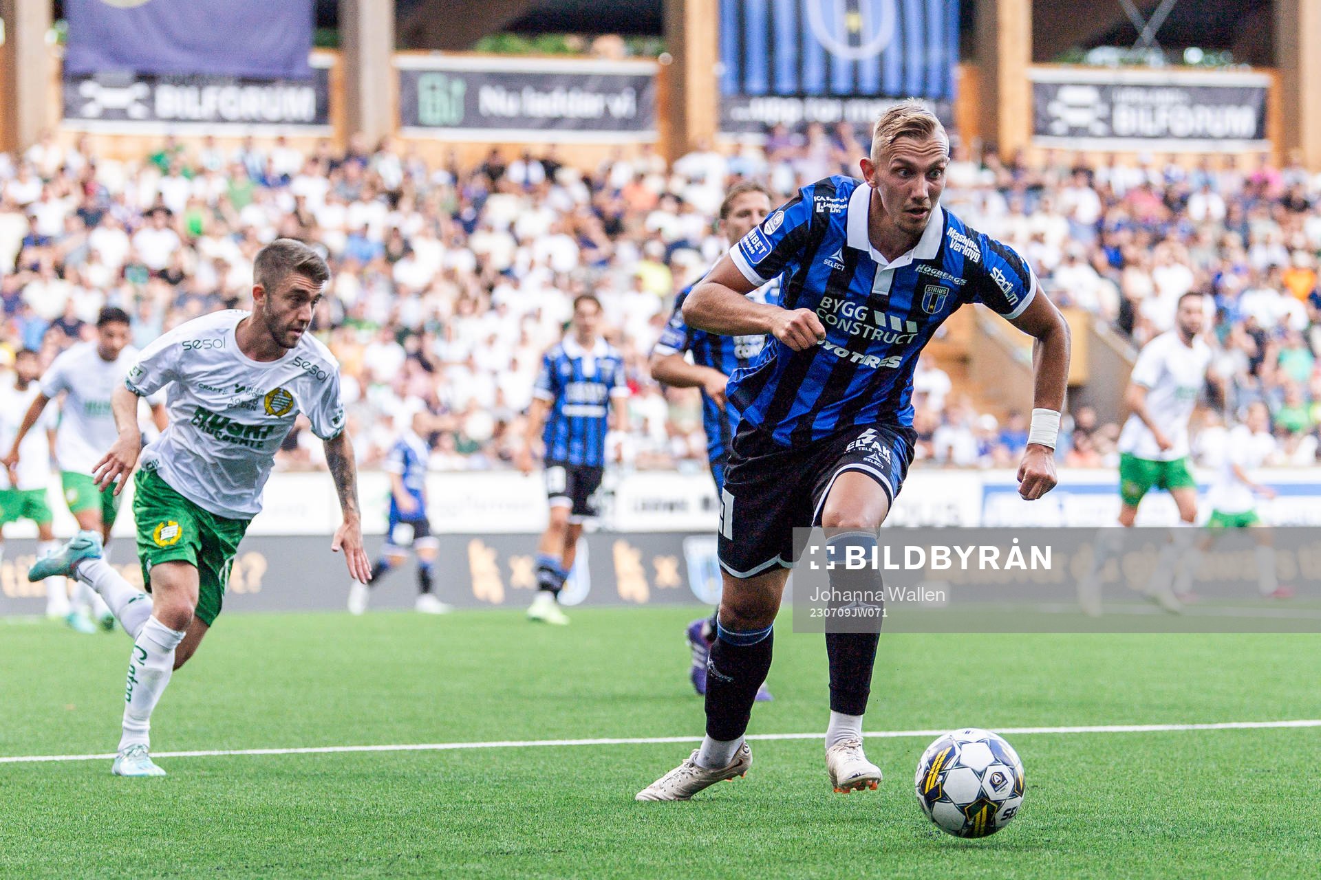 Hammarbys Anton Kralj och Sirius Jakob Voelkerling Persson