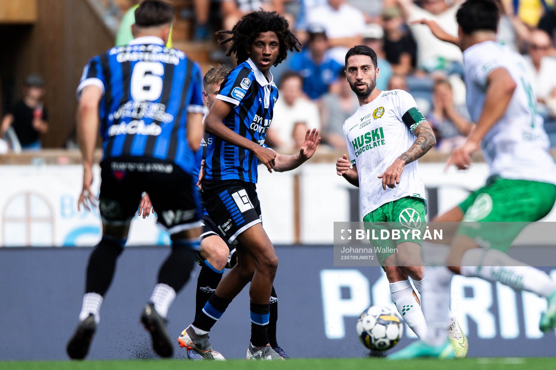 Sirius Malcolm Jeng och Hammarbys Nahir Besara