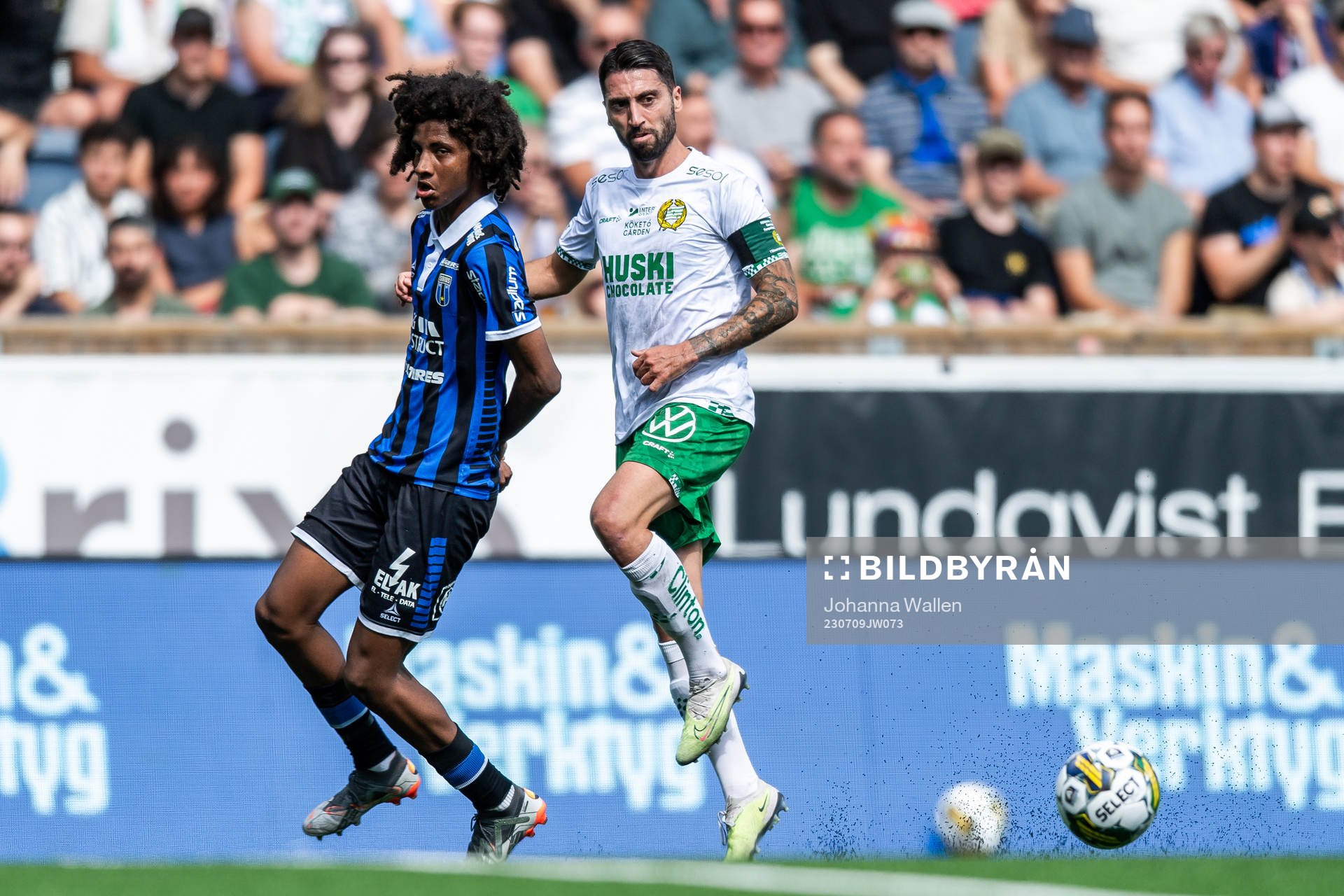 Sirius Malcolm Jeng och Hammarbys Nahir Besara